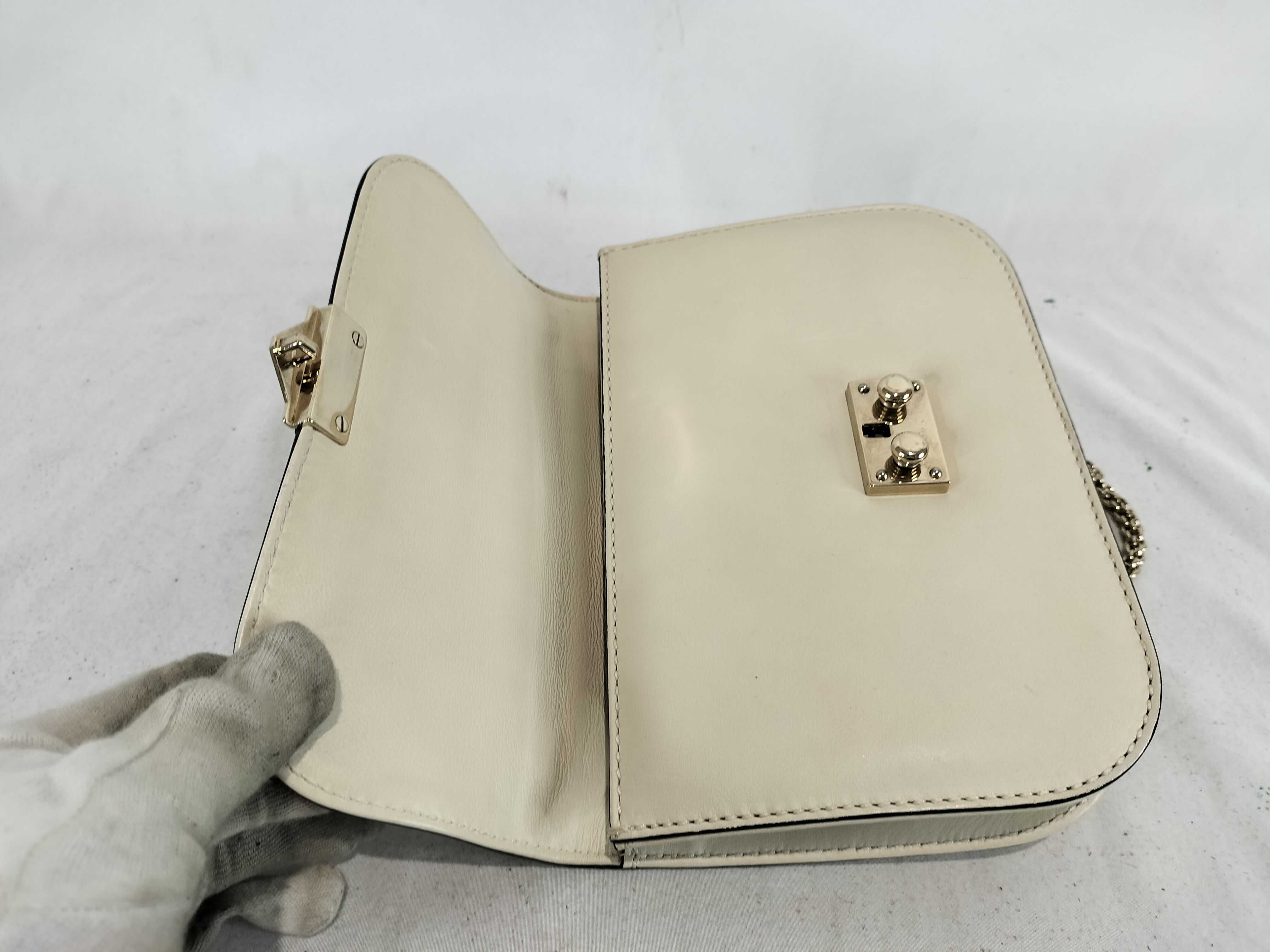 Chain Shoulder Bag, Off-White Handbag — view 9