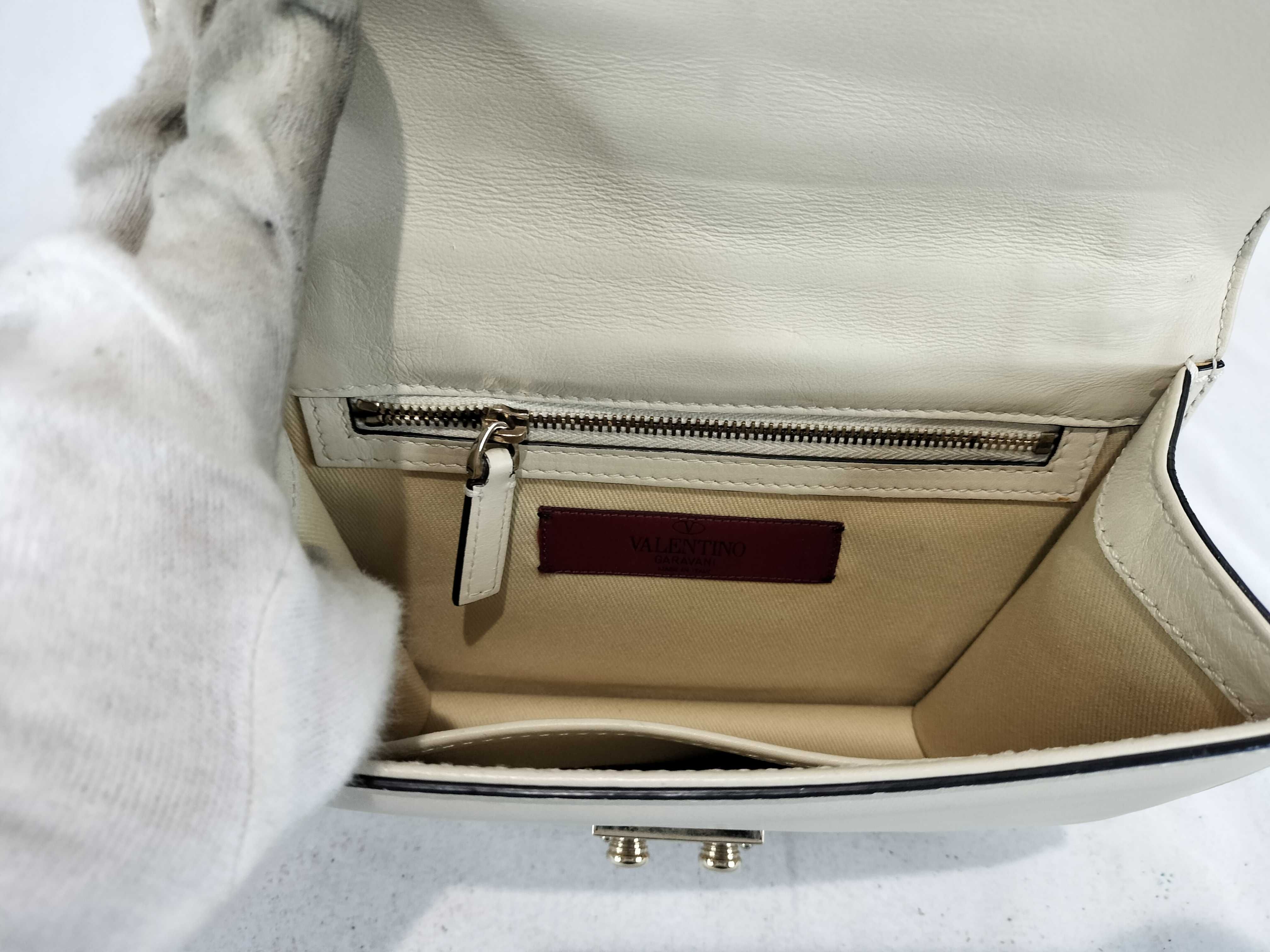 Chain Shoulder Bag, Off-White Handbag — view 10