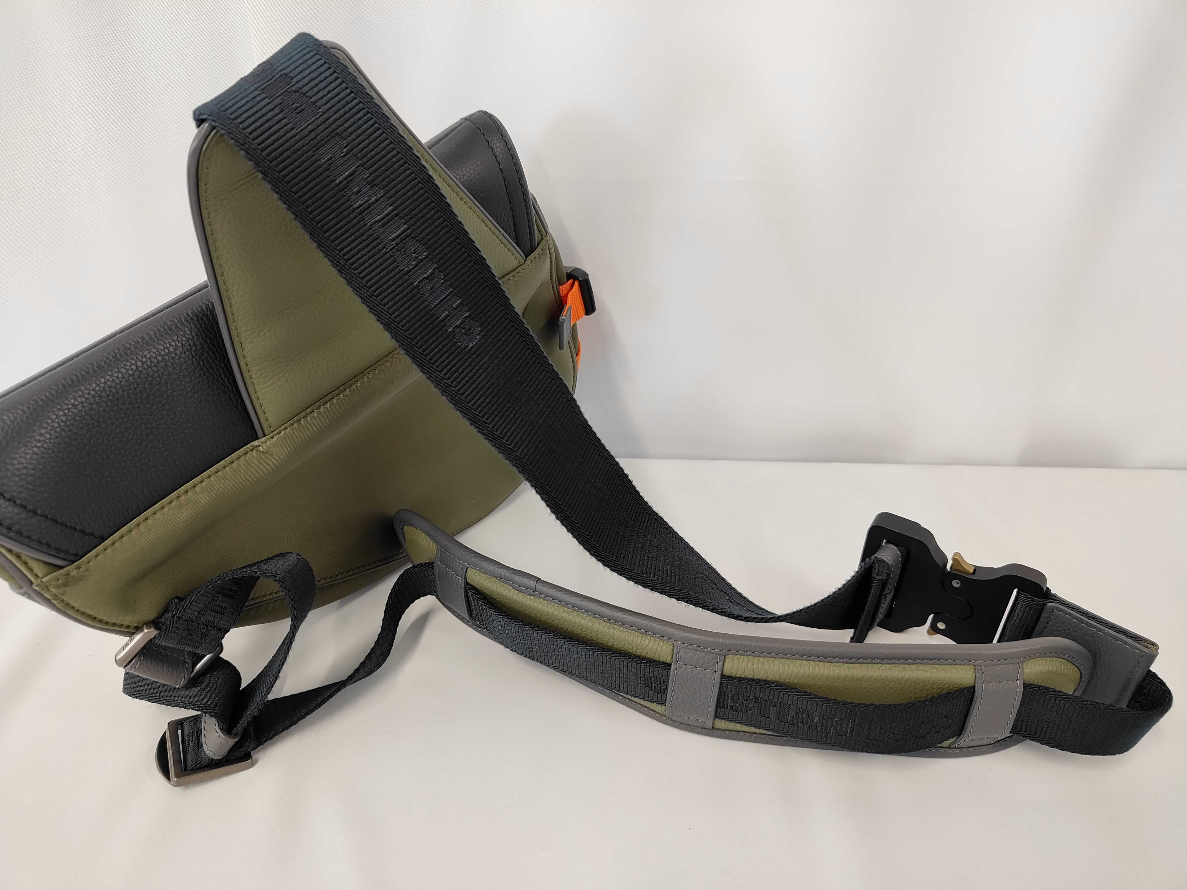 x Sacai Collaboration Saddle Bag, Leather x Nylon, 27-BO-0281, Shoulder Bag — view 3