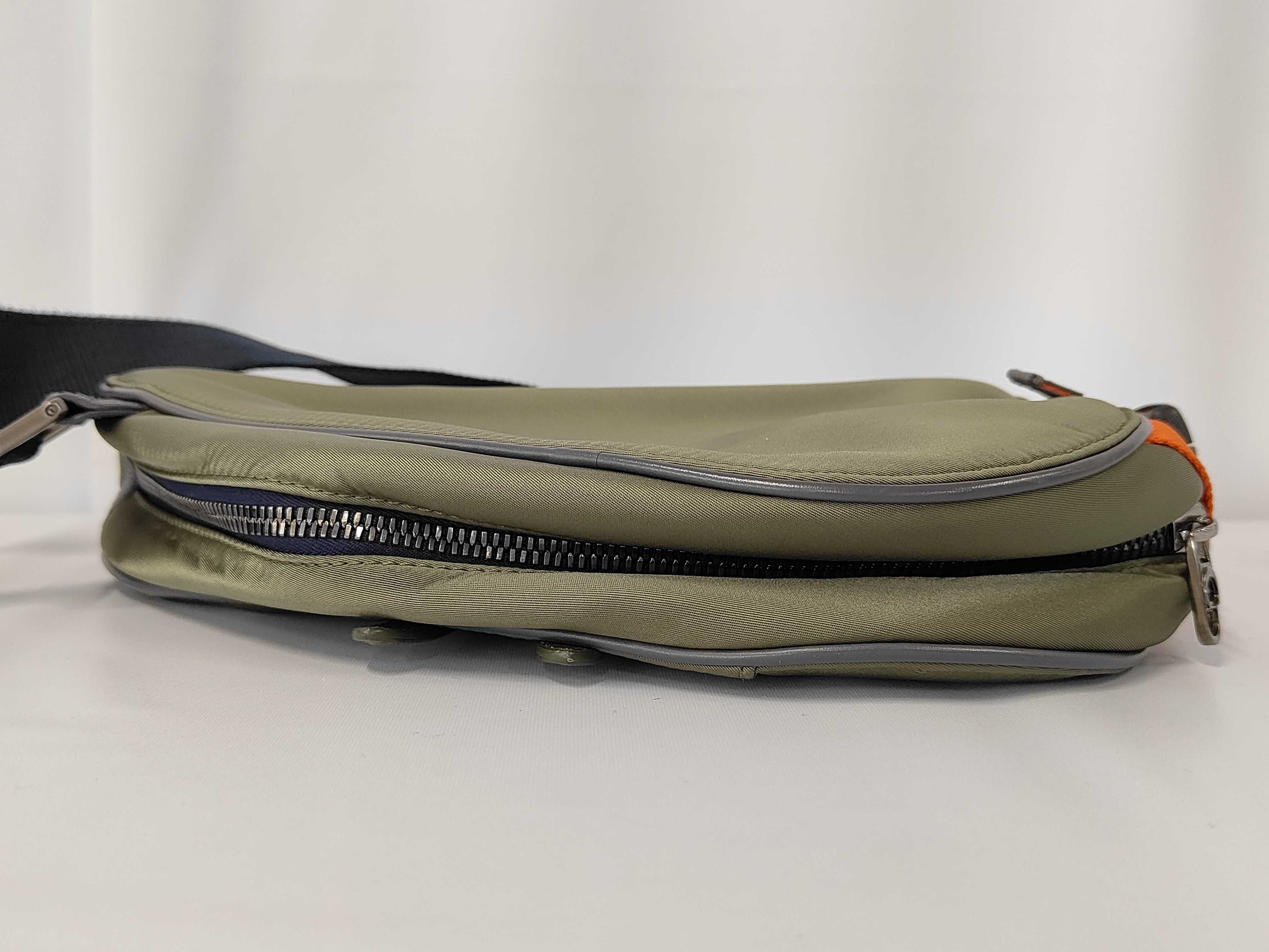 x Sacai Collaboration Saddle Bag, Leather x Nylon, 27-BO-0281, Shoulder Bag — view 7