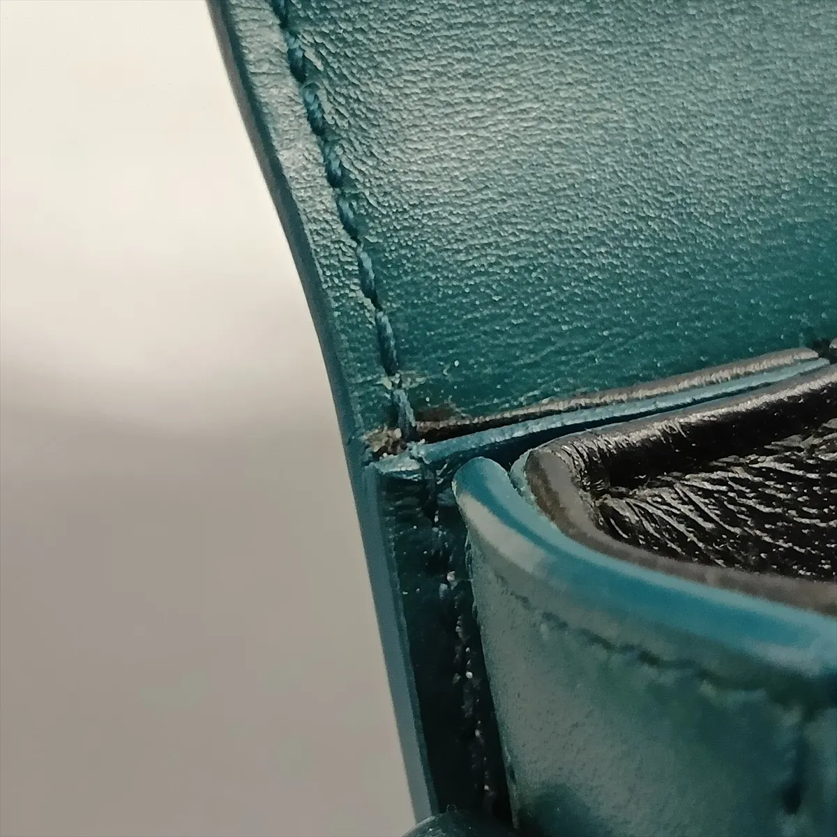 Solferino 634306 Leather Shoulder Bag, Green — view 12