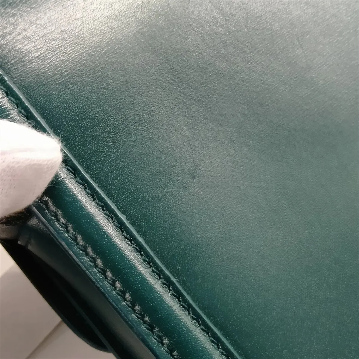 Solferino 634306 Leather Shoulder Bag, Green — view 13