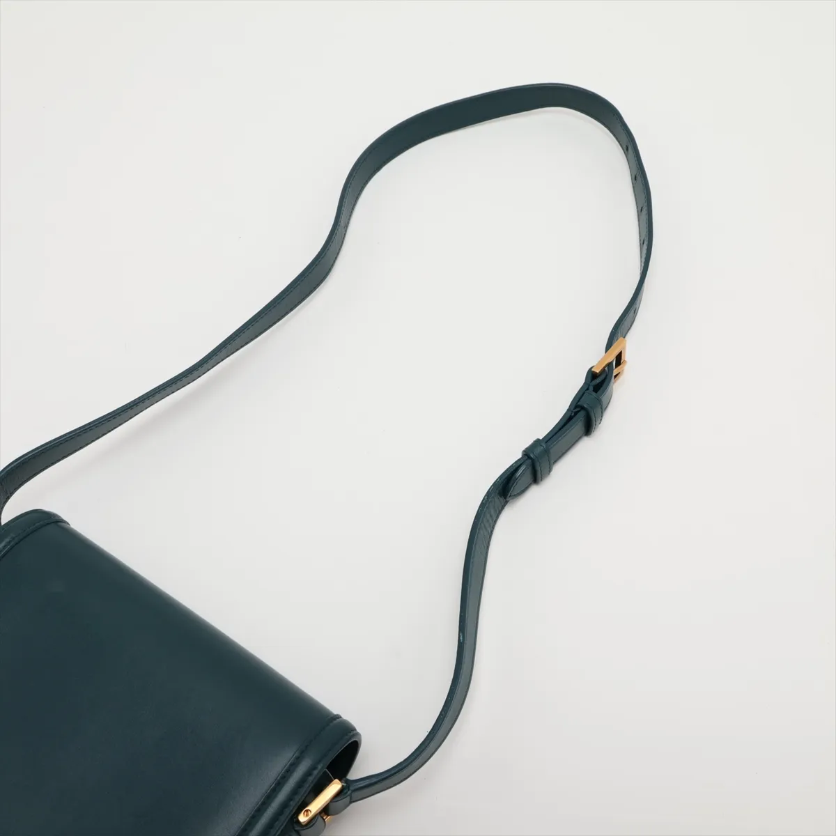 Solferino 634306 Leather Shoulder Bag, Green — view 5