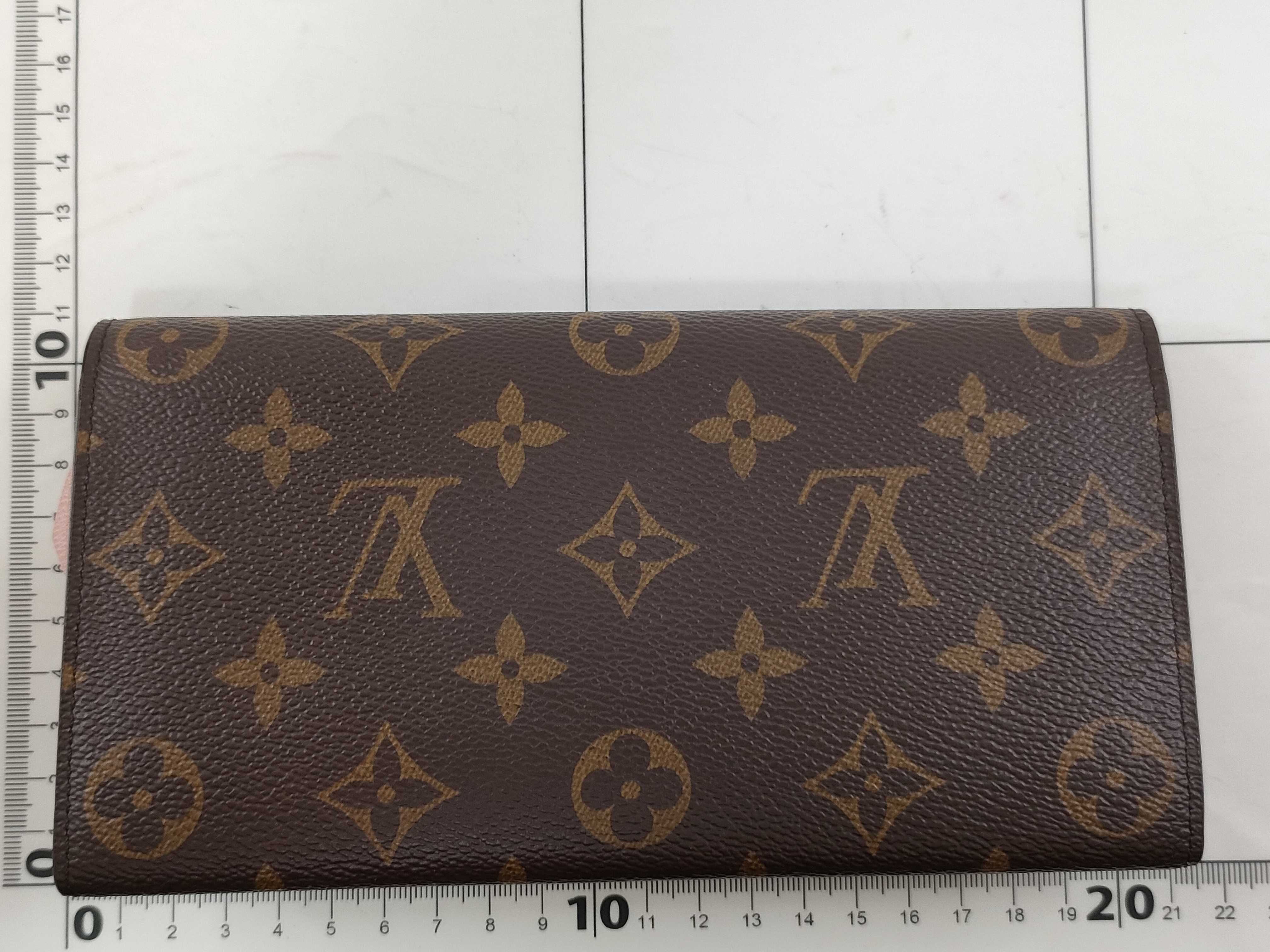 Monogram Emilie Rose Ballerine Wallet with Dust Bag and Box — view 2