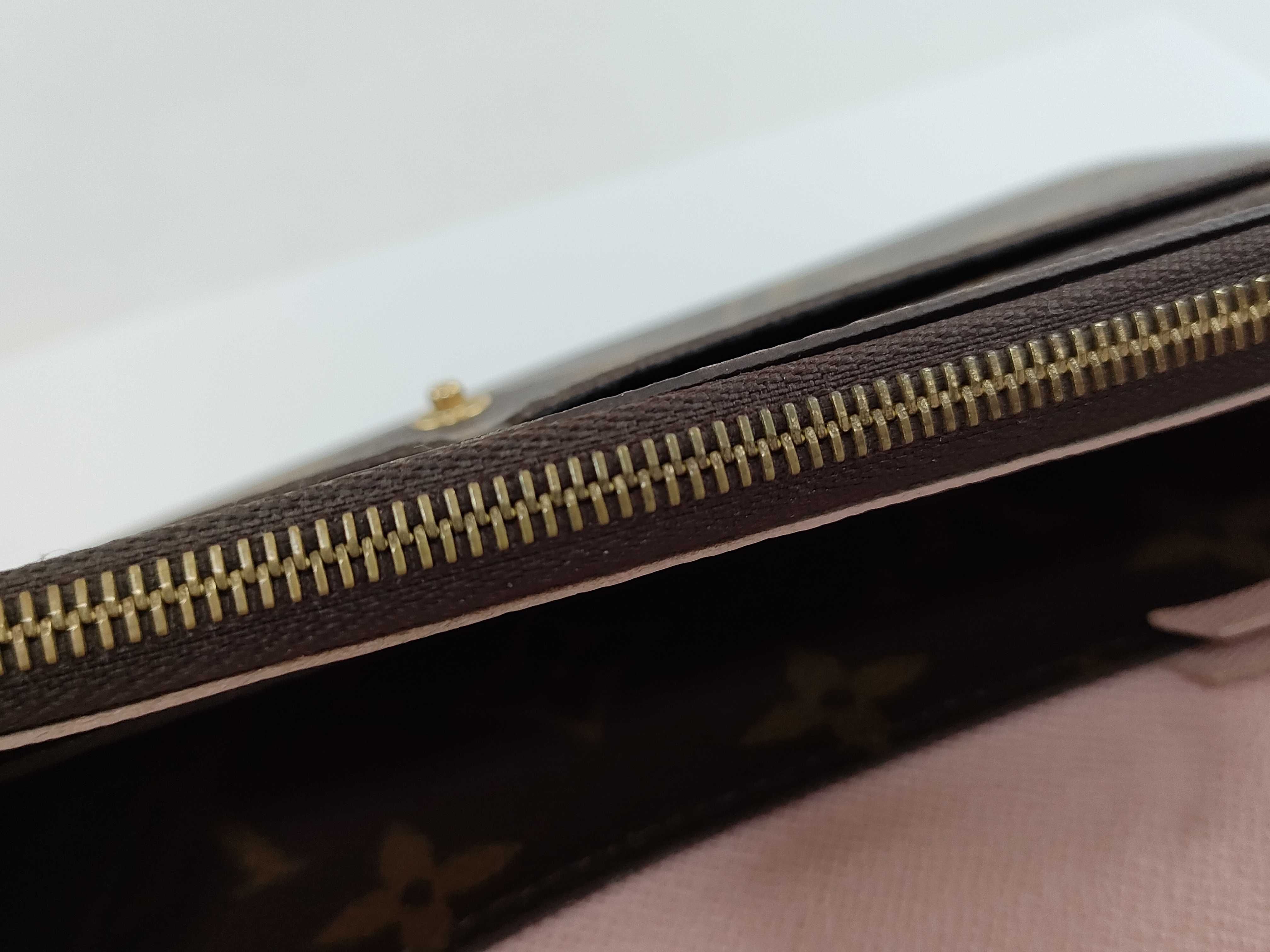 Monogram Emilie Rose Ballerine Wallet with Dust Bag and Box — view 13