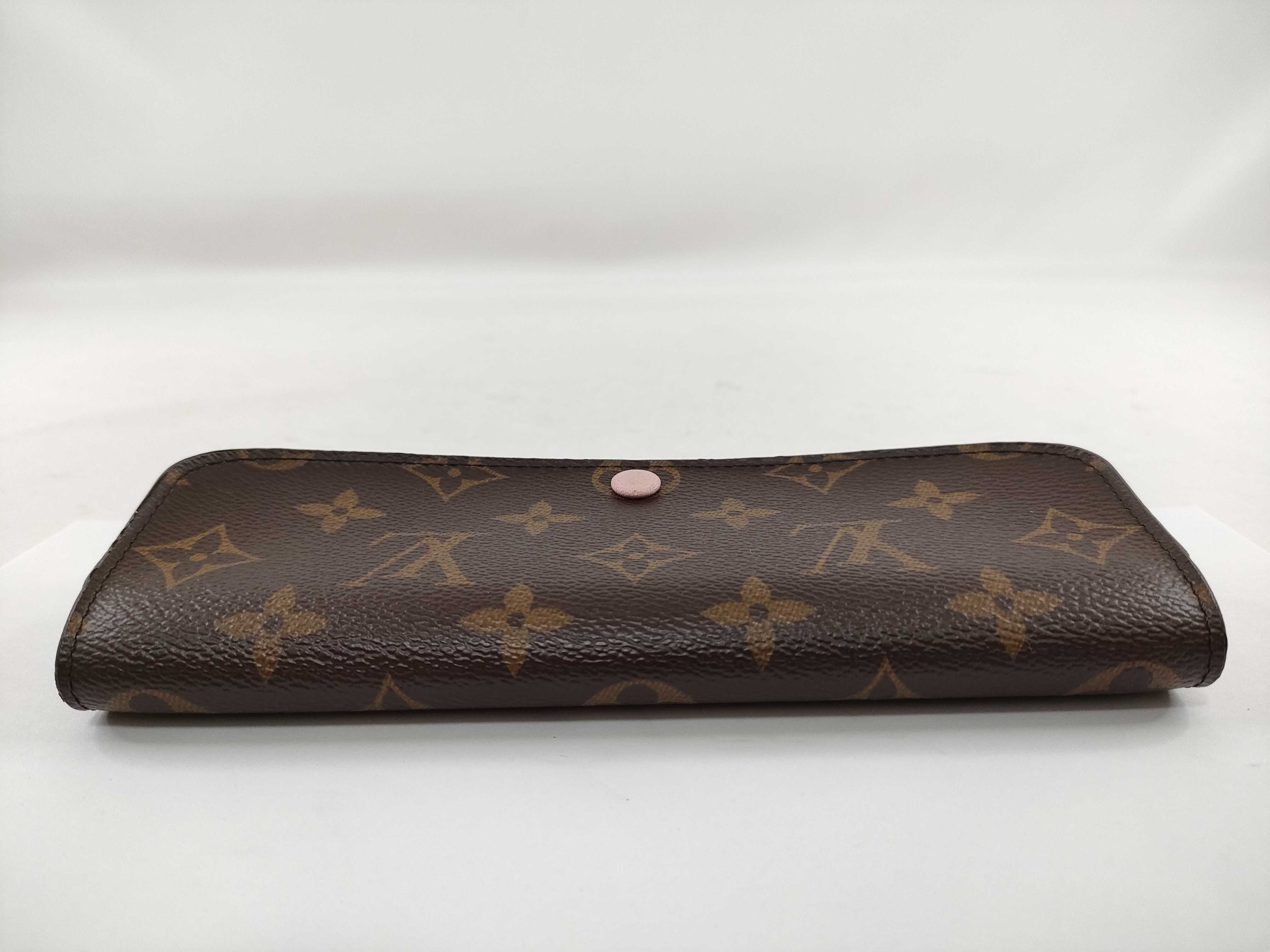 Monogram Emilie Rose Ballerine Wallet with Dust Bag and Box — view 5