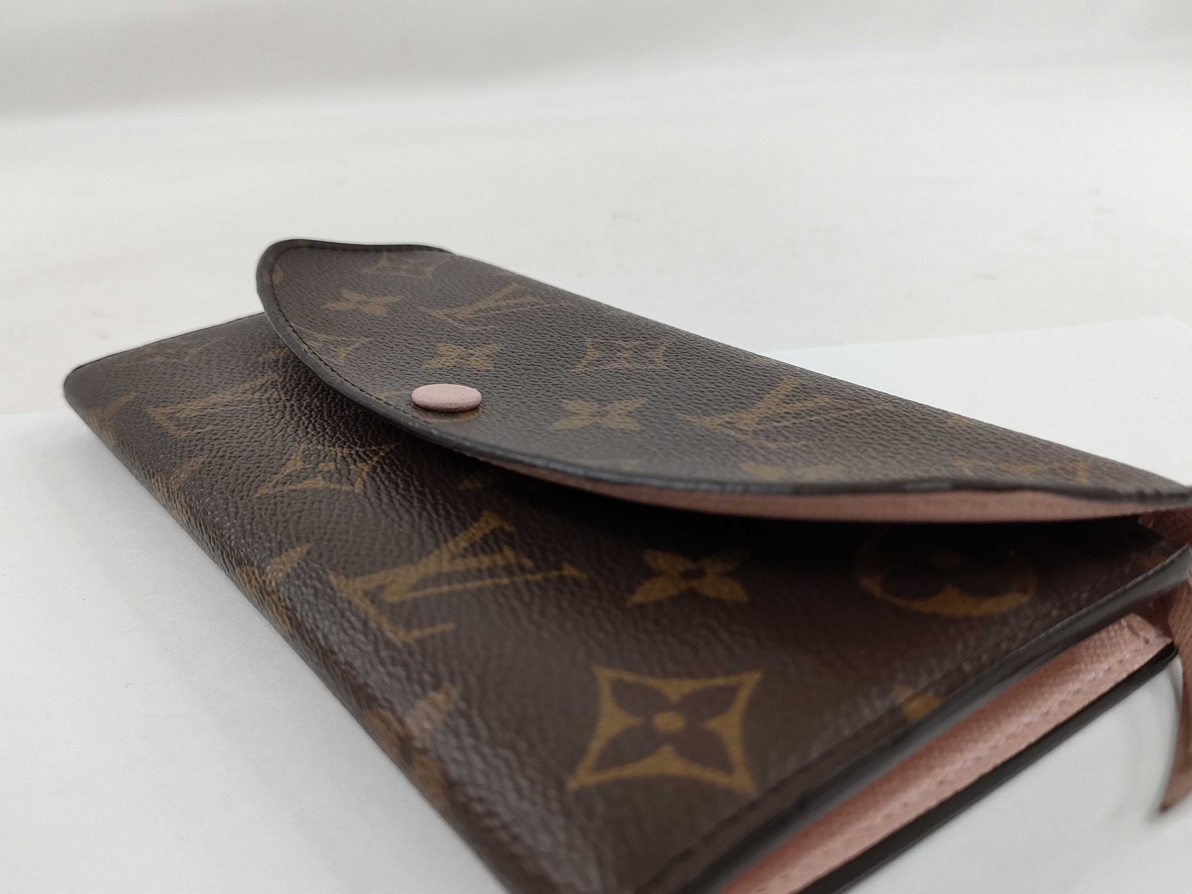 Monogram Emilie Rose Ballerine Wallet with Dust Bag and Box — view 7
