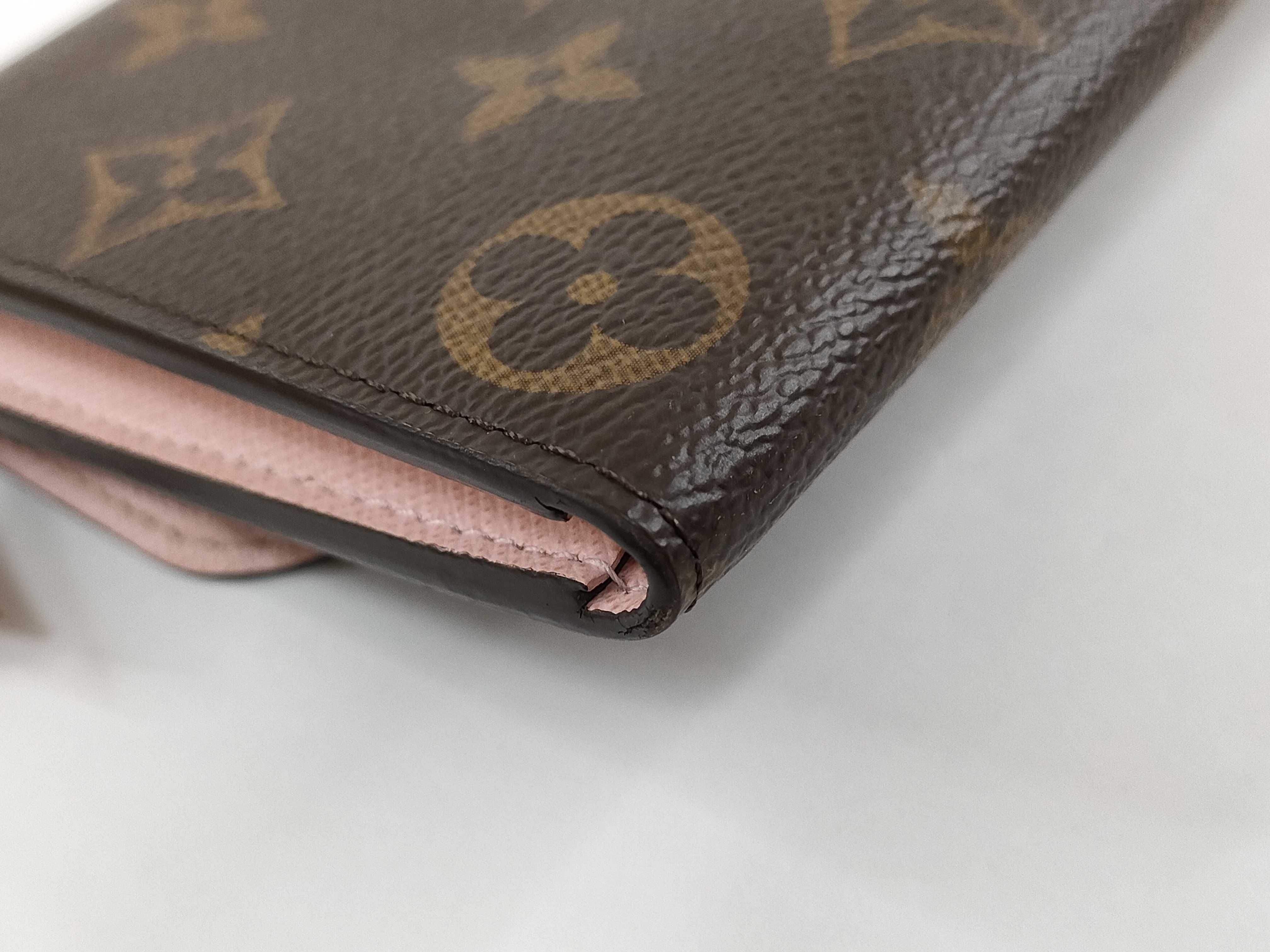 Monogram Emilie Rose Ballerine Wallet with Dust Bag and Box — view 8