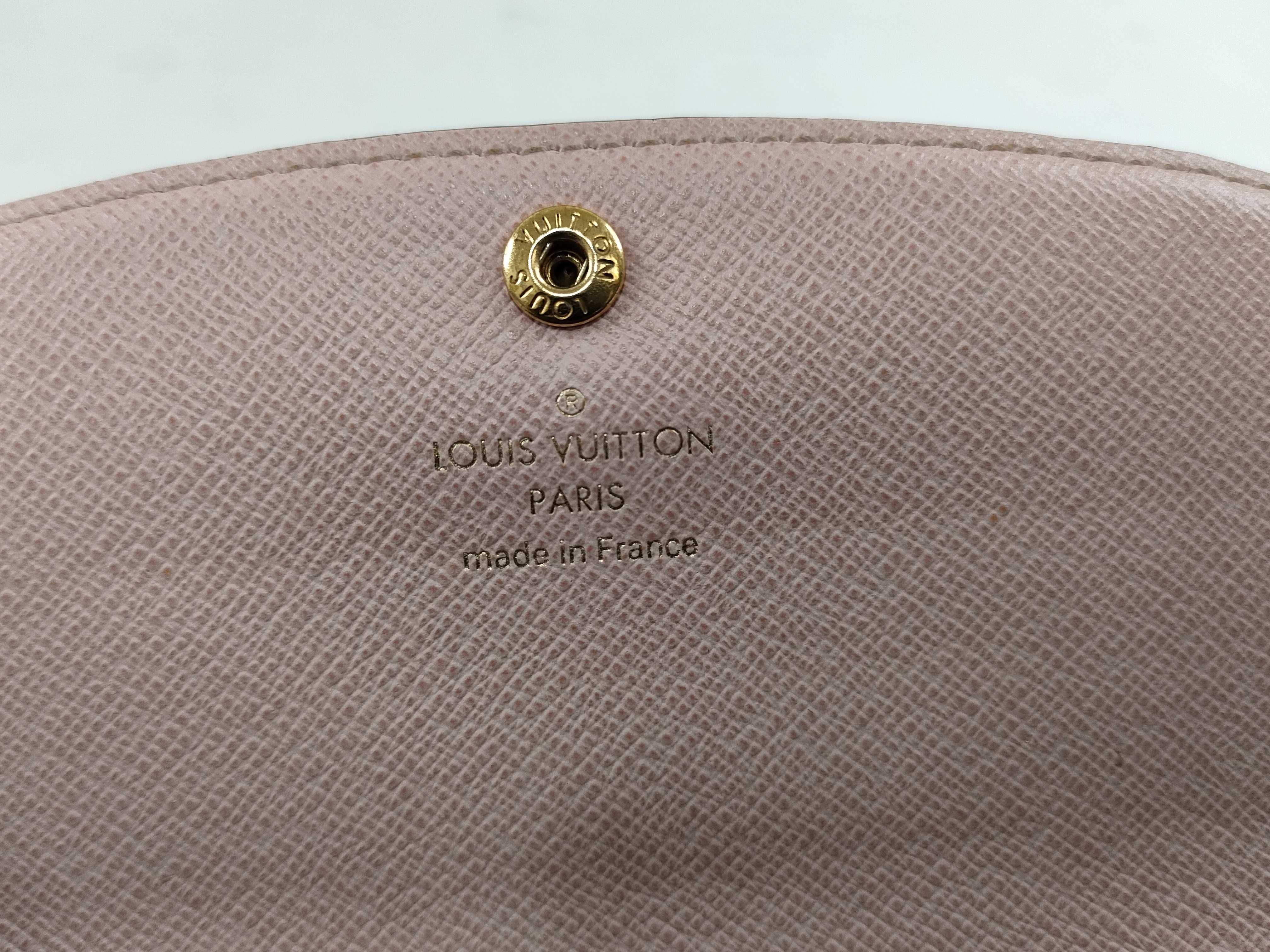 Monogram Emilie Rose Ballerine Wallet with Dust Bag and Box — view 9