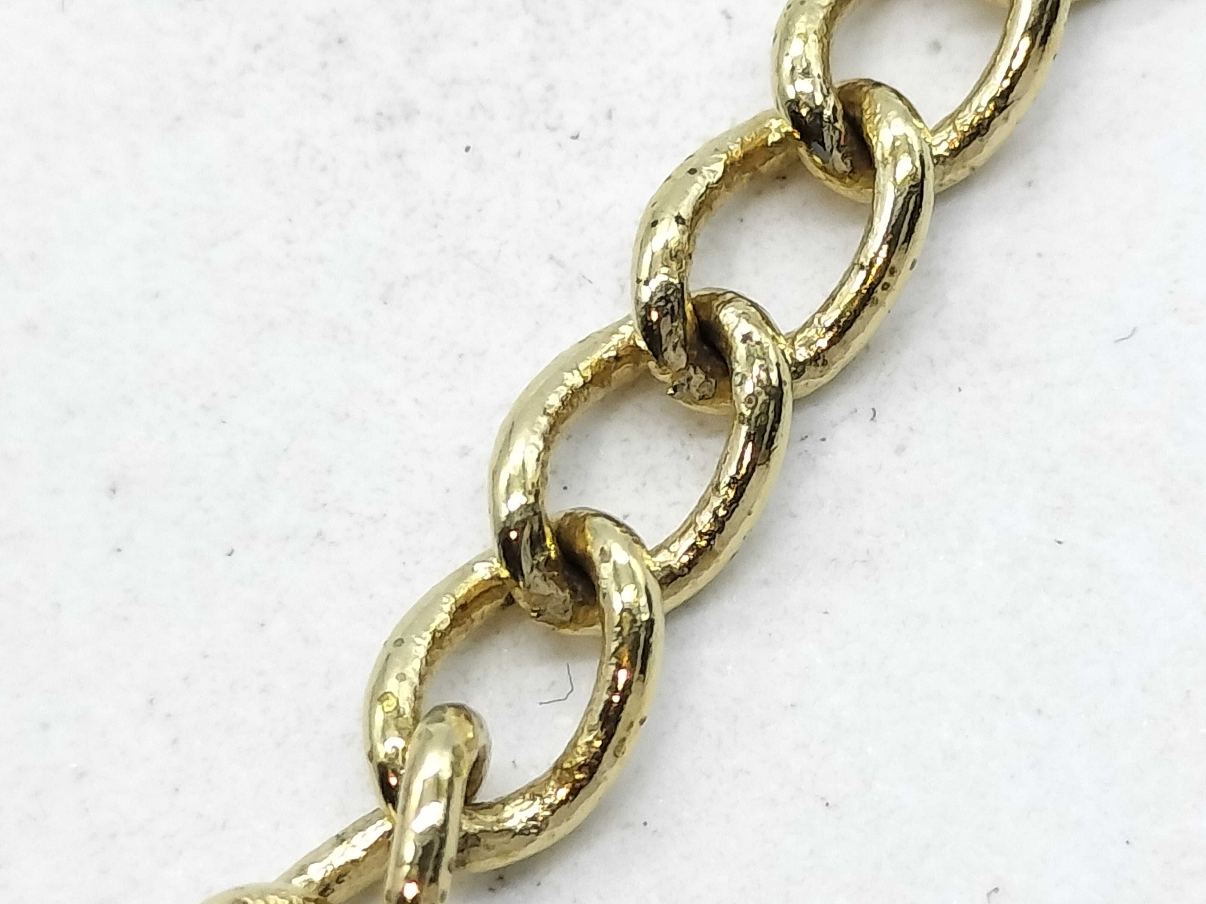 Gold Necklace with Rhinestones — view 9