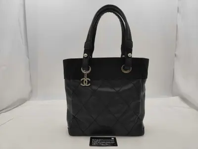 Paris Biarritz Coated Canvas Tote Bag