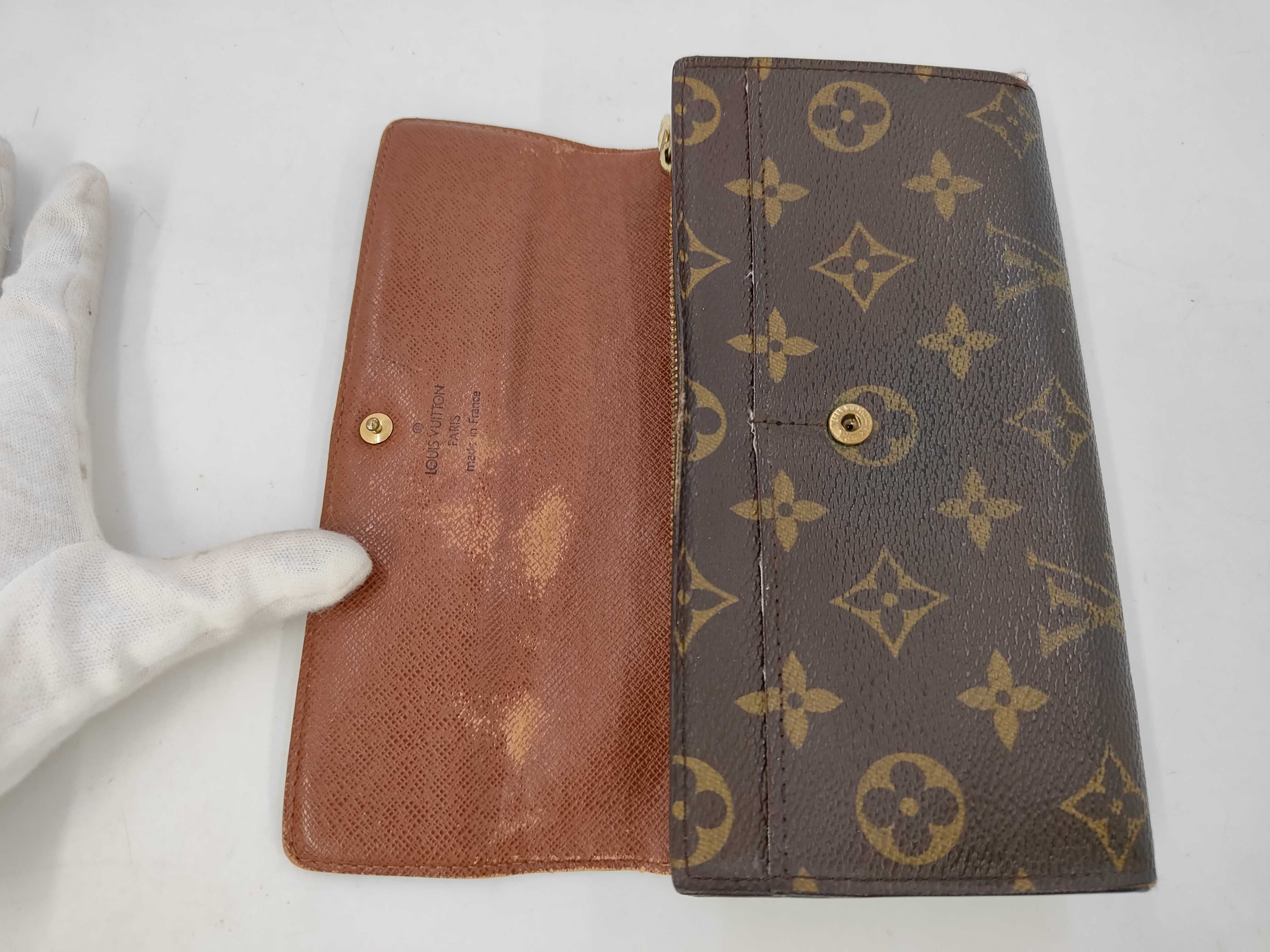 Monogram Louis Vuitton Monogram Portefeuille Sarah MB0065 Wallet — view 5