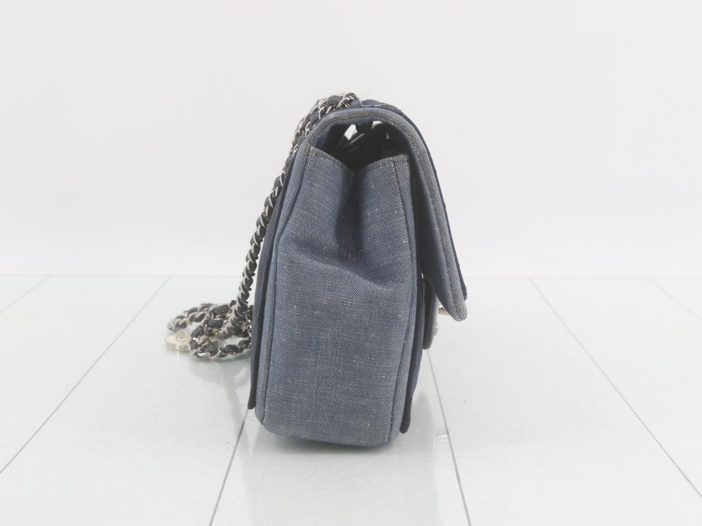 Denim shoulder bag, item number 19 — view 4