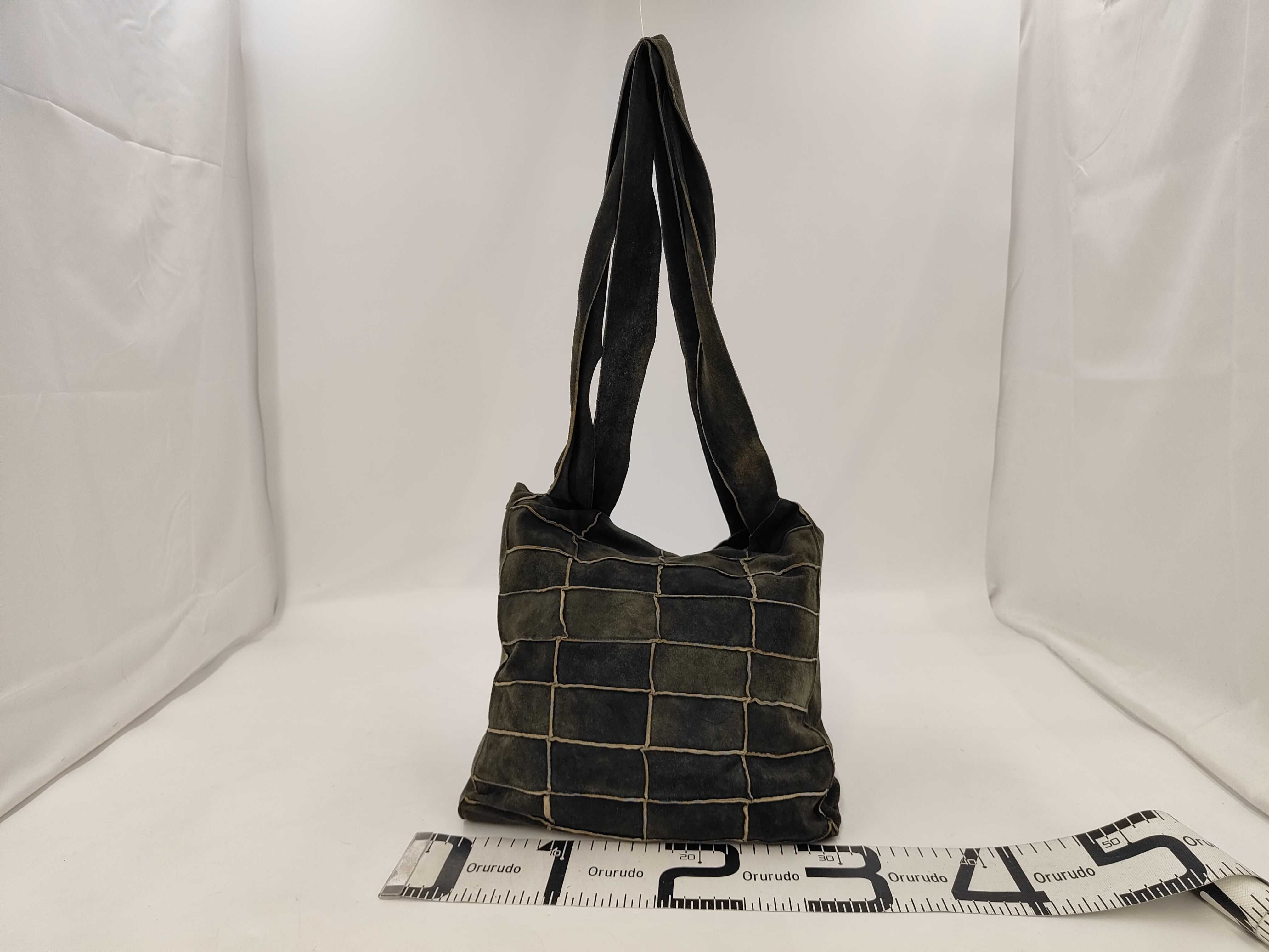 Chocolate Bar Suede Shoulder Bag (Serial Number 5) — view 2