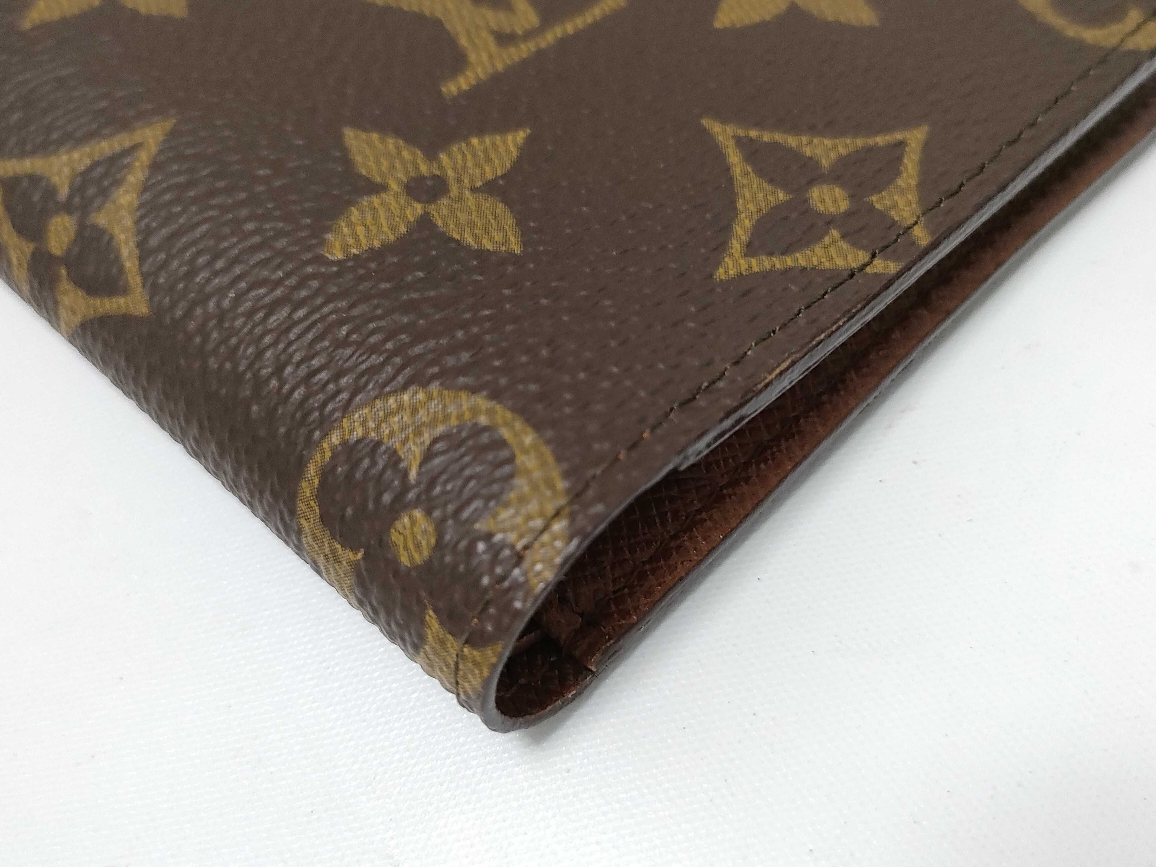 Monogram Vuitton Monogram Portefeuille Cartes Bleu Billfold Card Case Wallet M60905 AN0990 Billfold — view 3