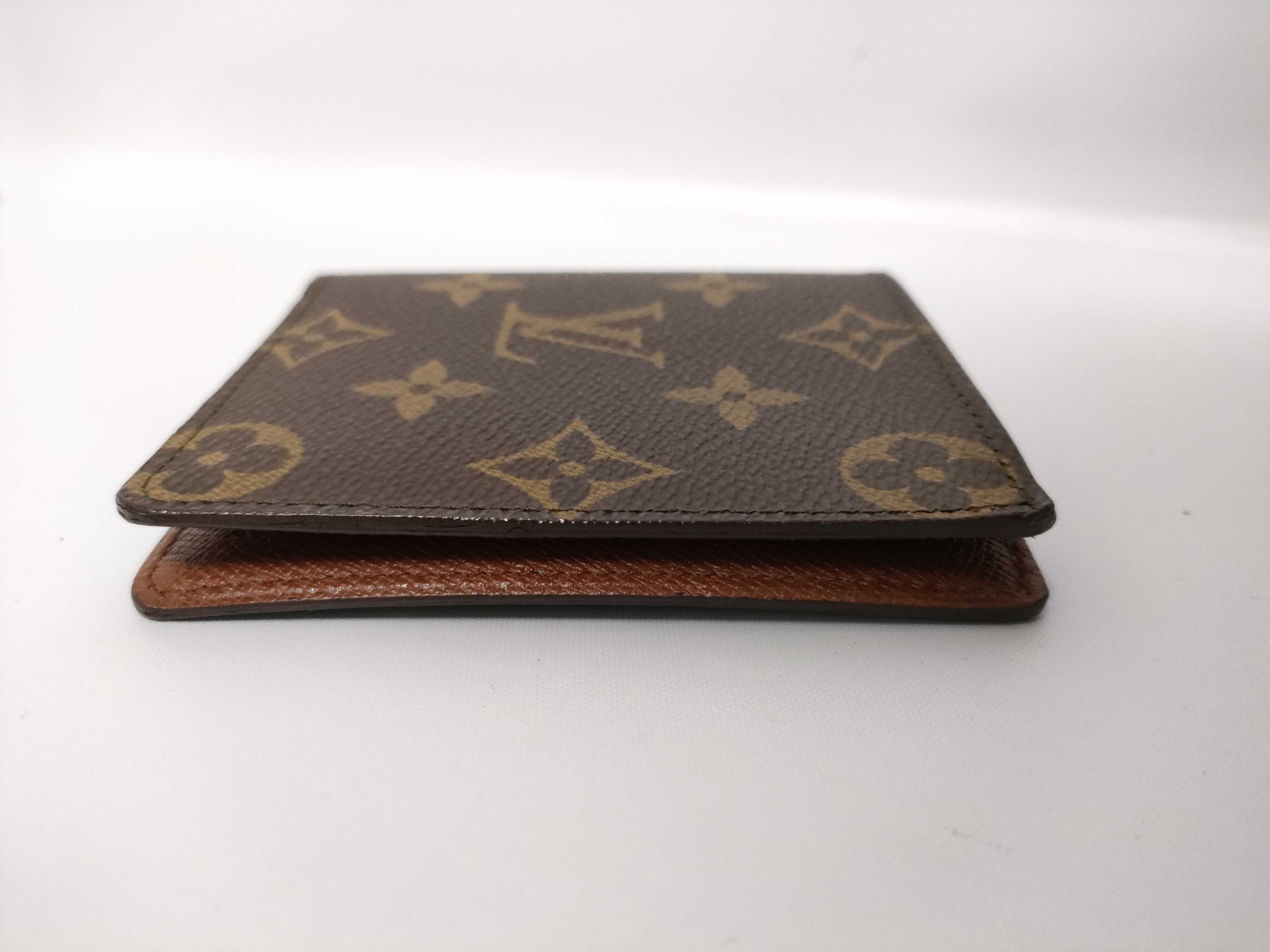 Monogram Vuitton Monogram Portefeuille Cartes Bleu Billfold Card Case Wallet M60905 AN0990 Billfold — view 6