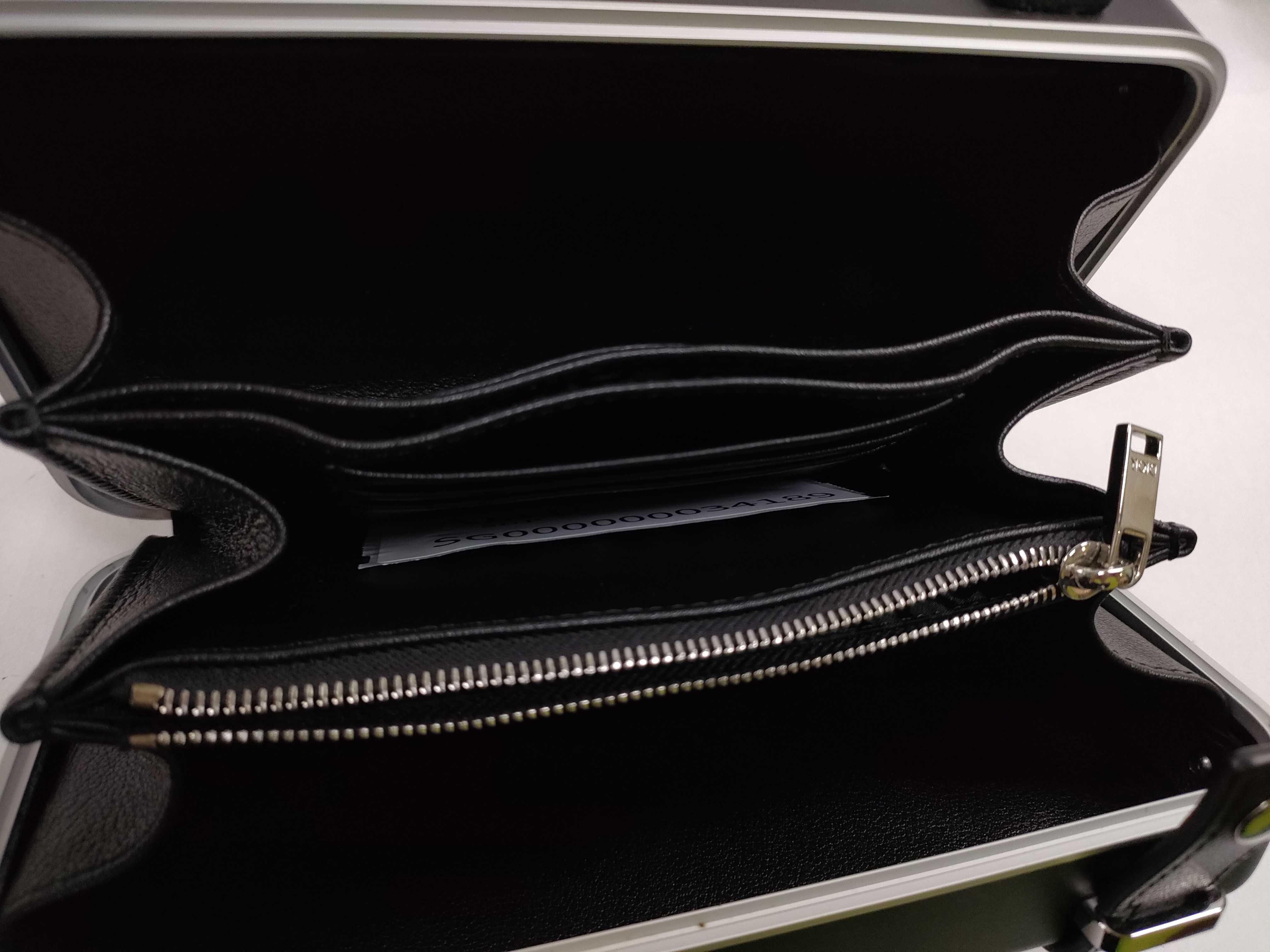 SG- × Rimowa Personal aluminum x leather shoulder bag Black — view 8