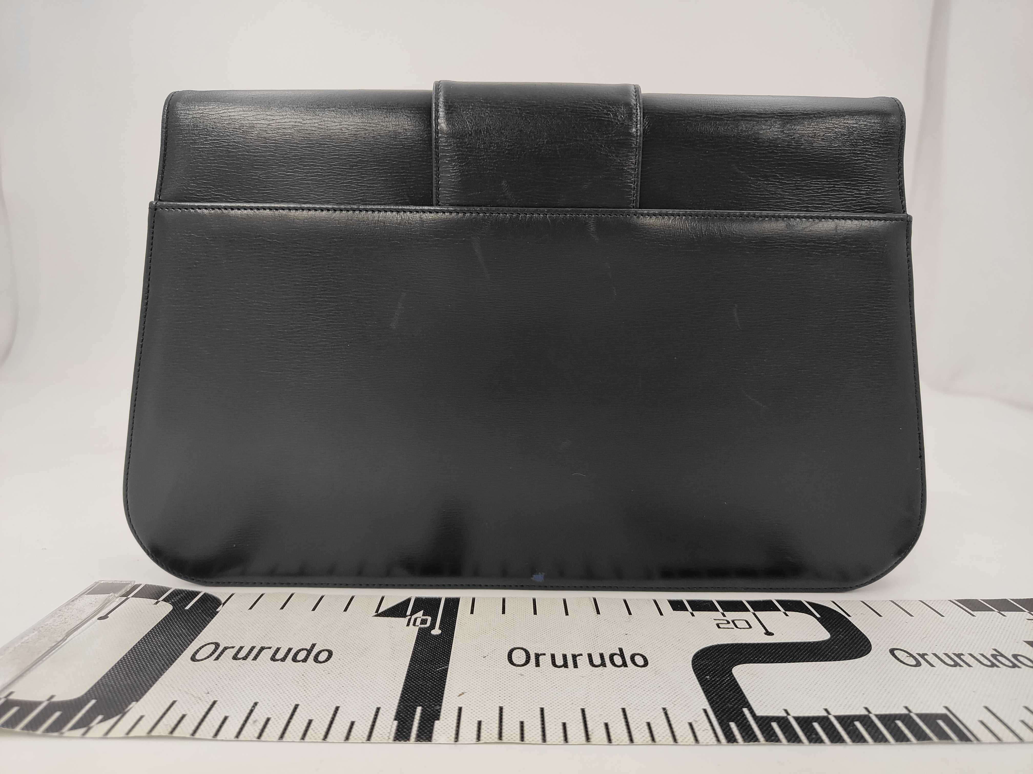 Sapphire Line Leather Chain Shoulder Bag — view 2
