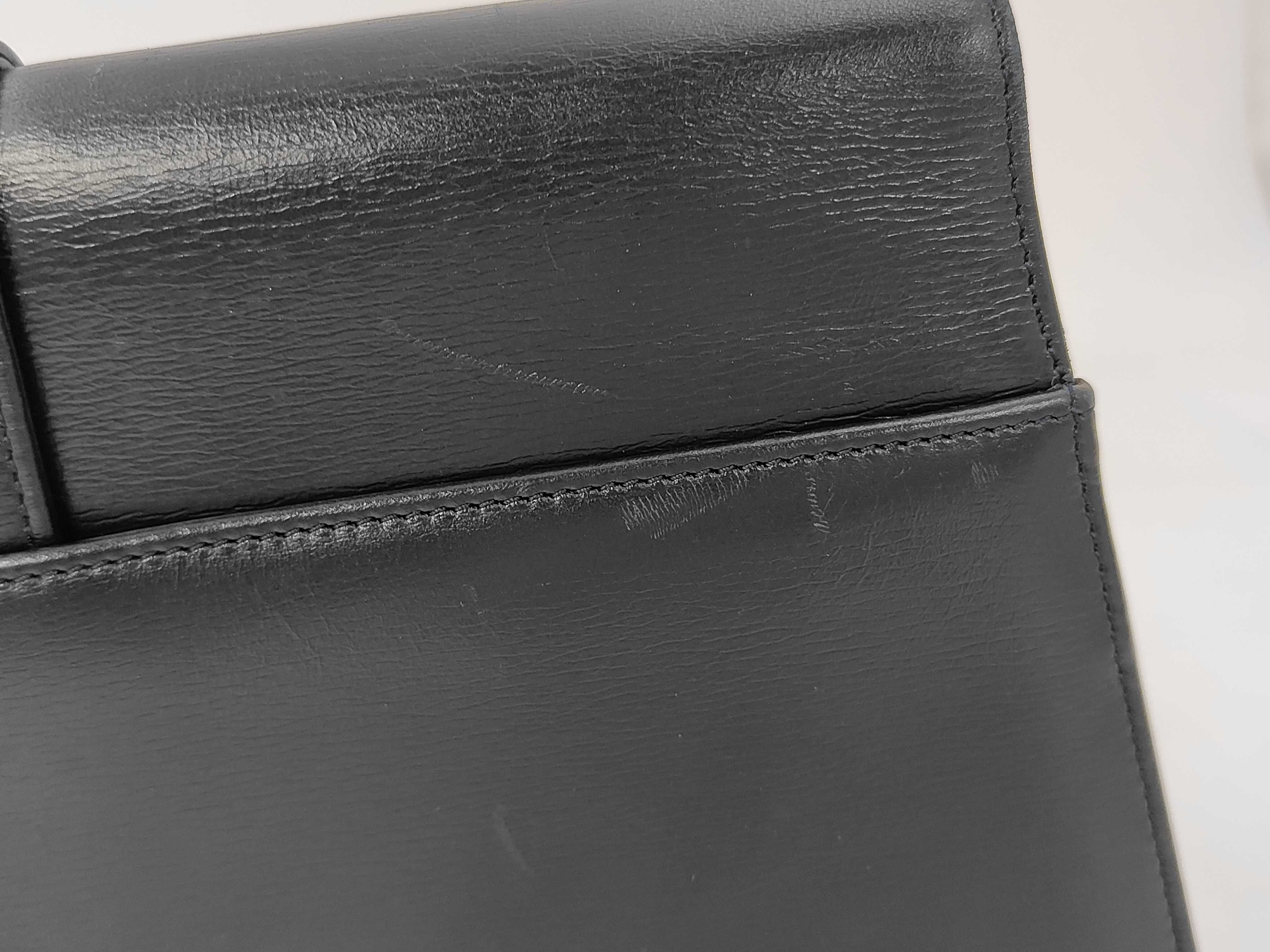 Sapphire Line Leather Chain Shoulder Bag — view 3