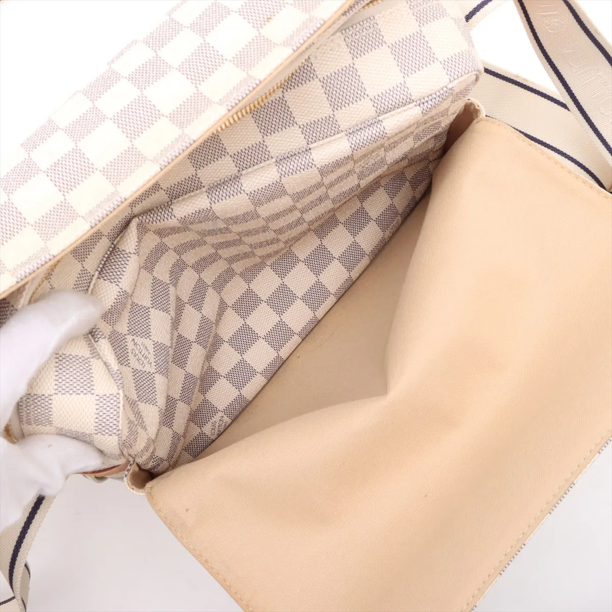 Damier Azur Naviglio N51189 SR2067 White — view 8