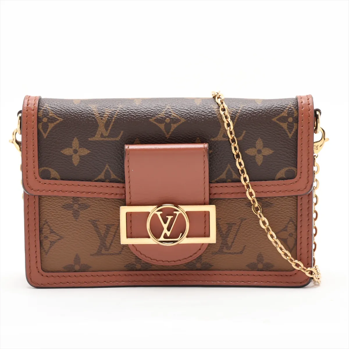 Monogram Reverse Portefeuille Dauphine M68746 Brown (RFID detected)
