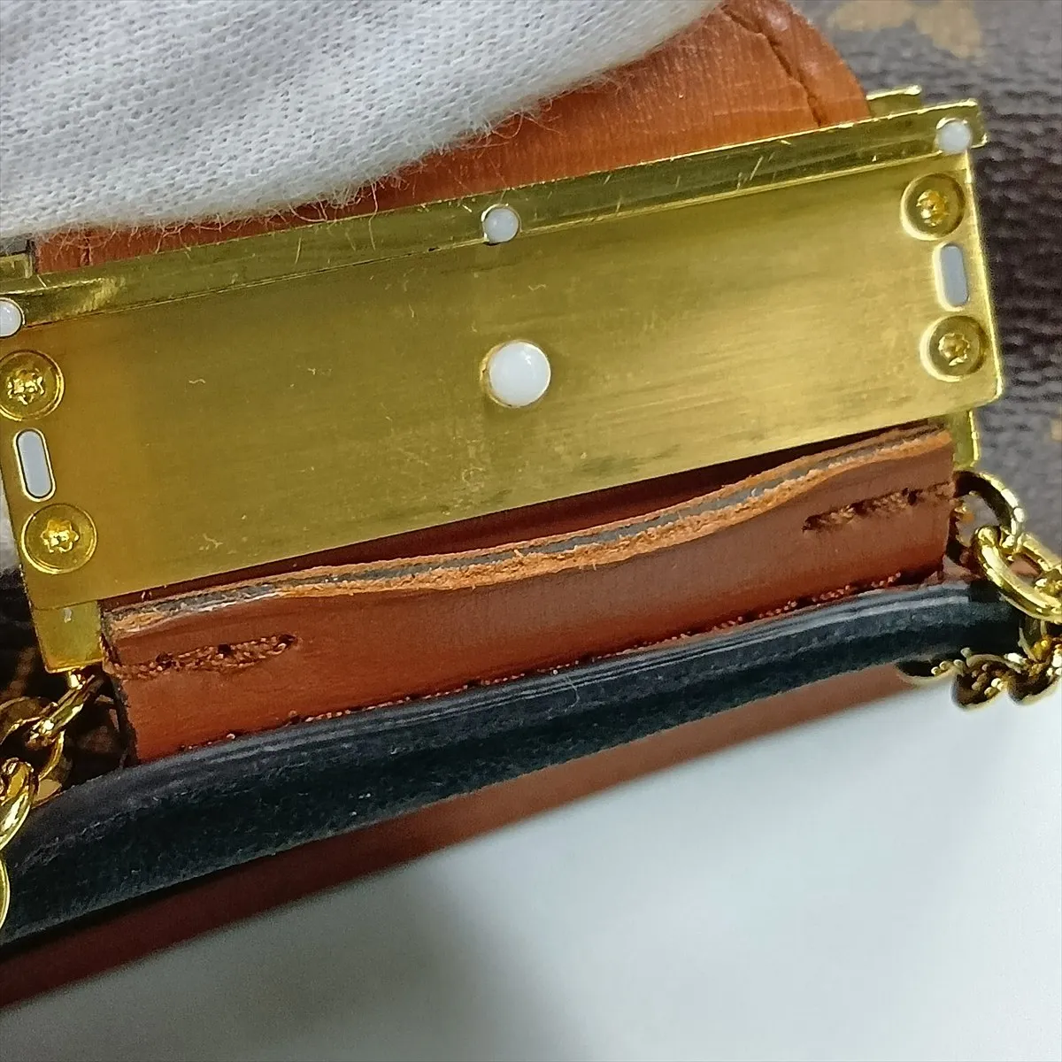 Monogram Reverse Portefeuille Dauphine M68746 Brown (RFID detected) — view 10