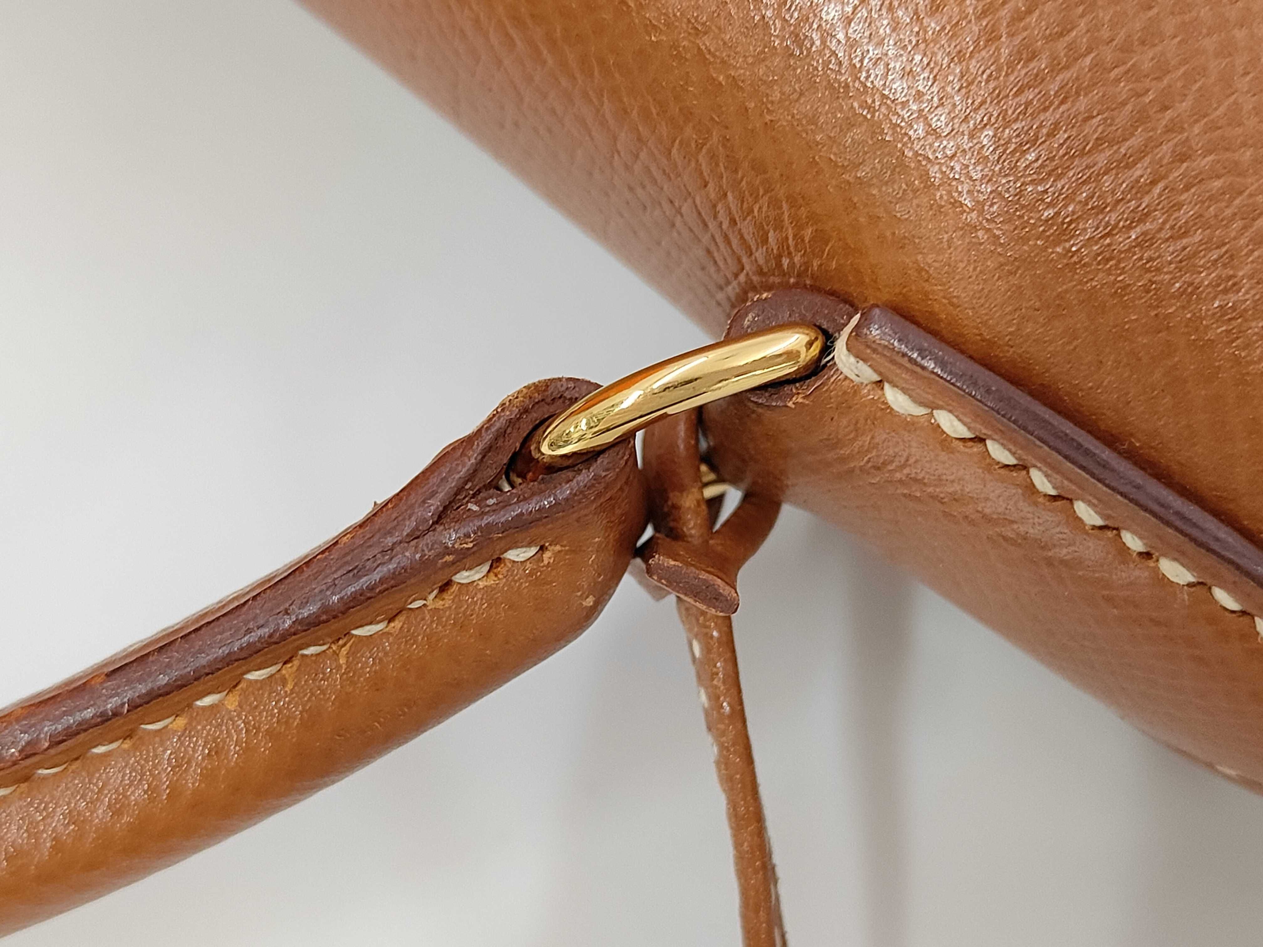 Kelly 32 Courchevel Leather, Brown with Gold Hardware, Stamp: V, Handbag — view 7
