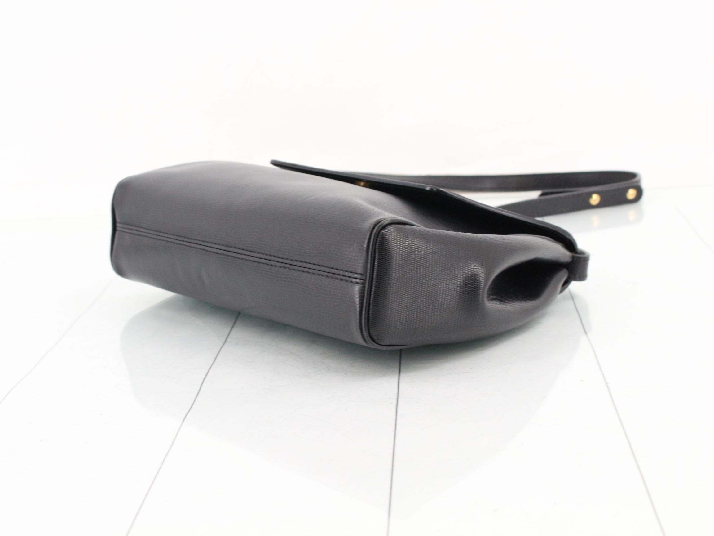 Circle logo, black leather — view 6