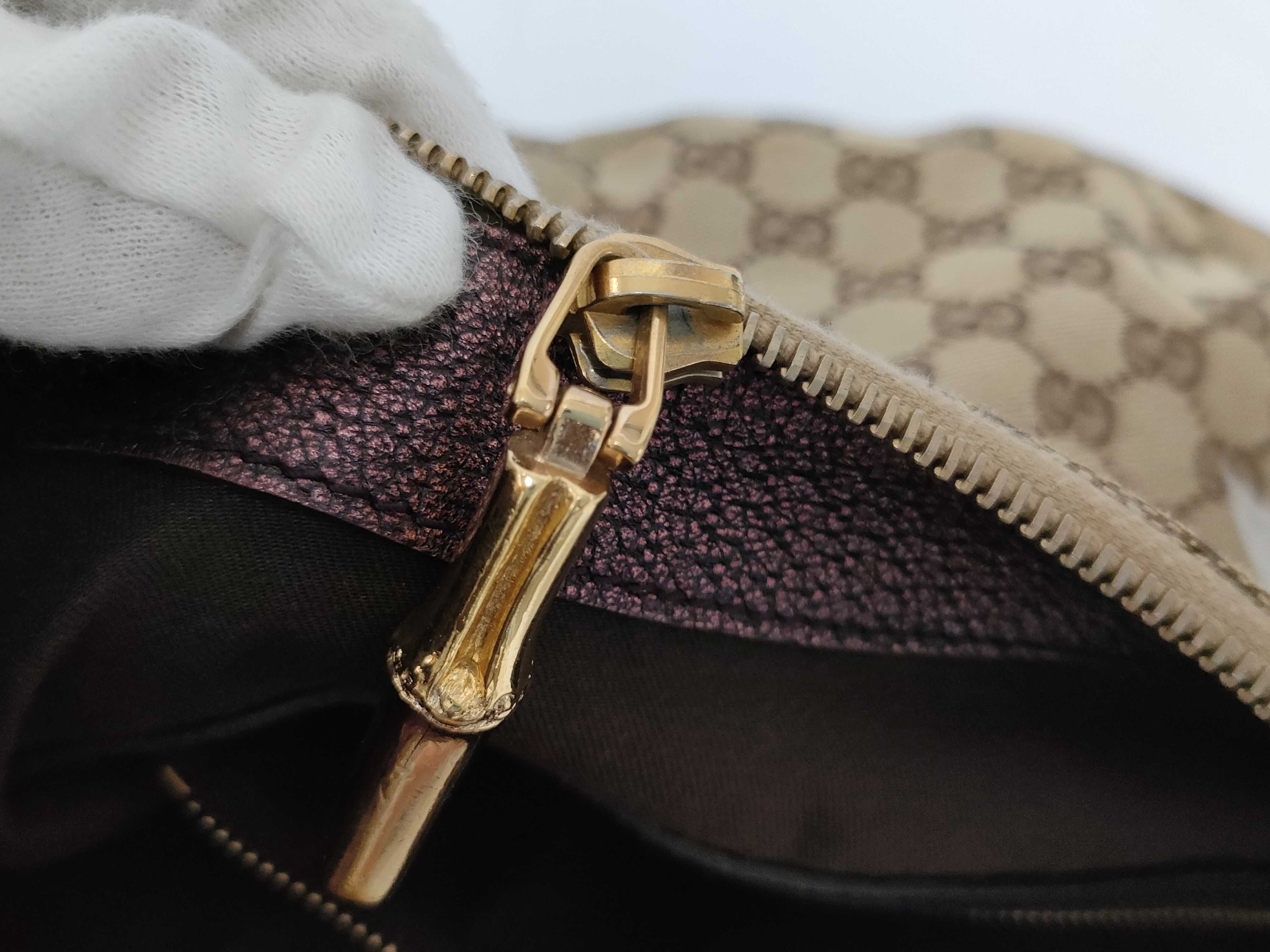 GG Canvas Gucci Metal Bamboo GG Canvas One Shoulder Bag — view 12