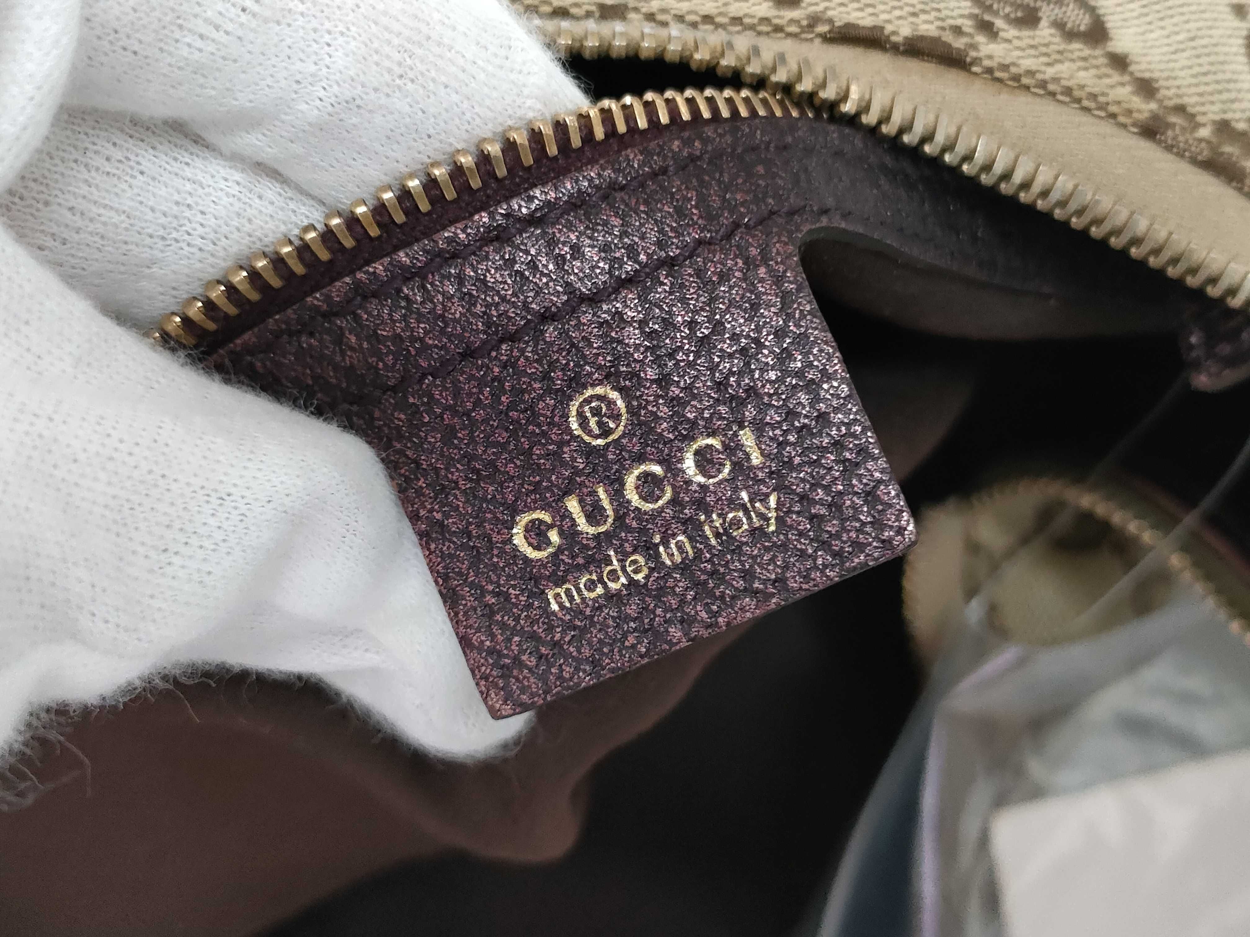 GG Canvas Gucci Metal Bamboo GG Canvas One Shoulder Bag — view 8