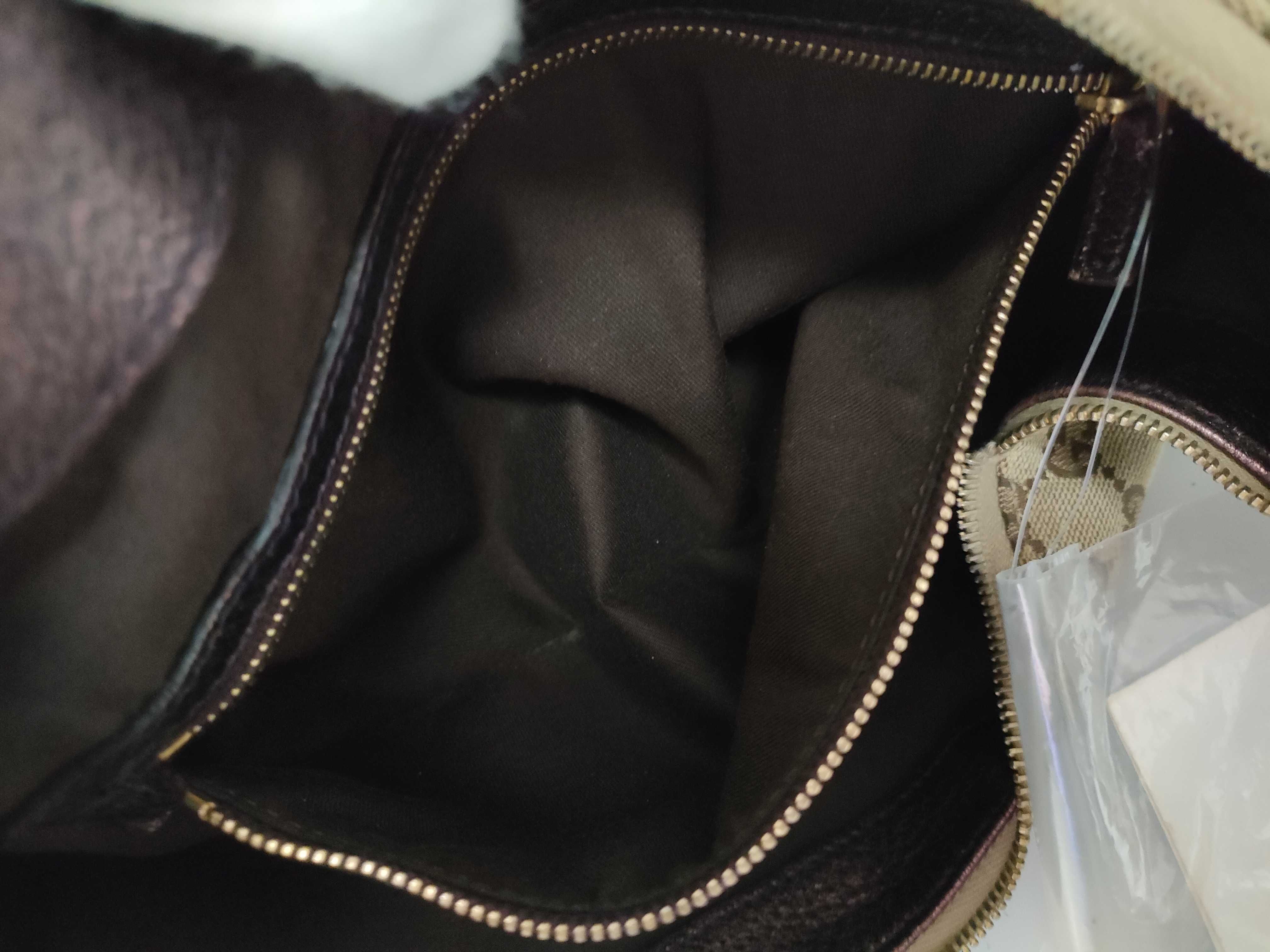 GG Canvas Gucci Metal Bamboo GG Canvas One Shoulder Bag — view 9