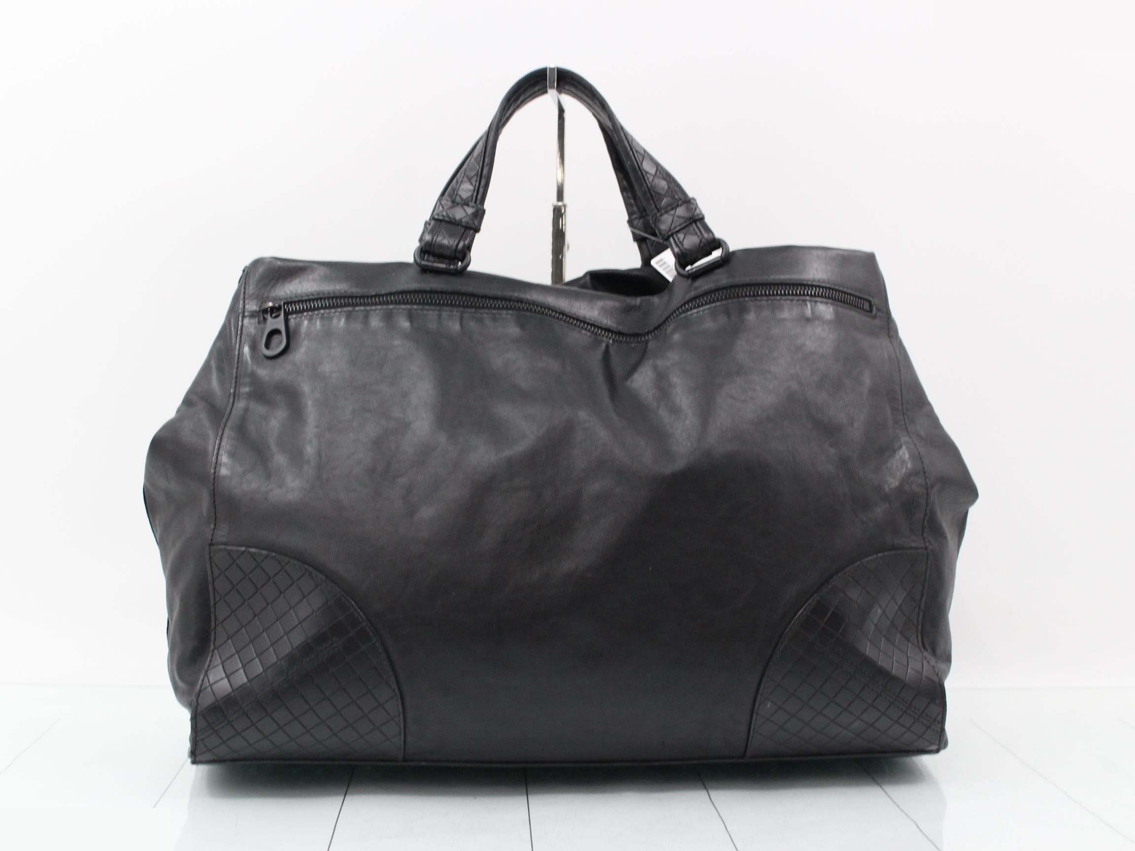 leather boston bag — view 2