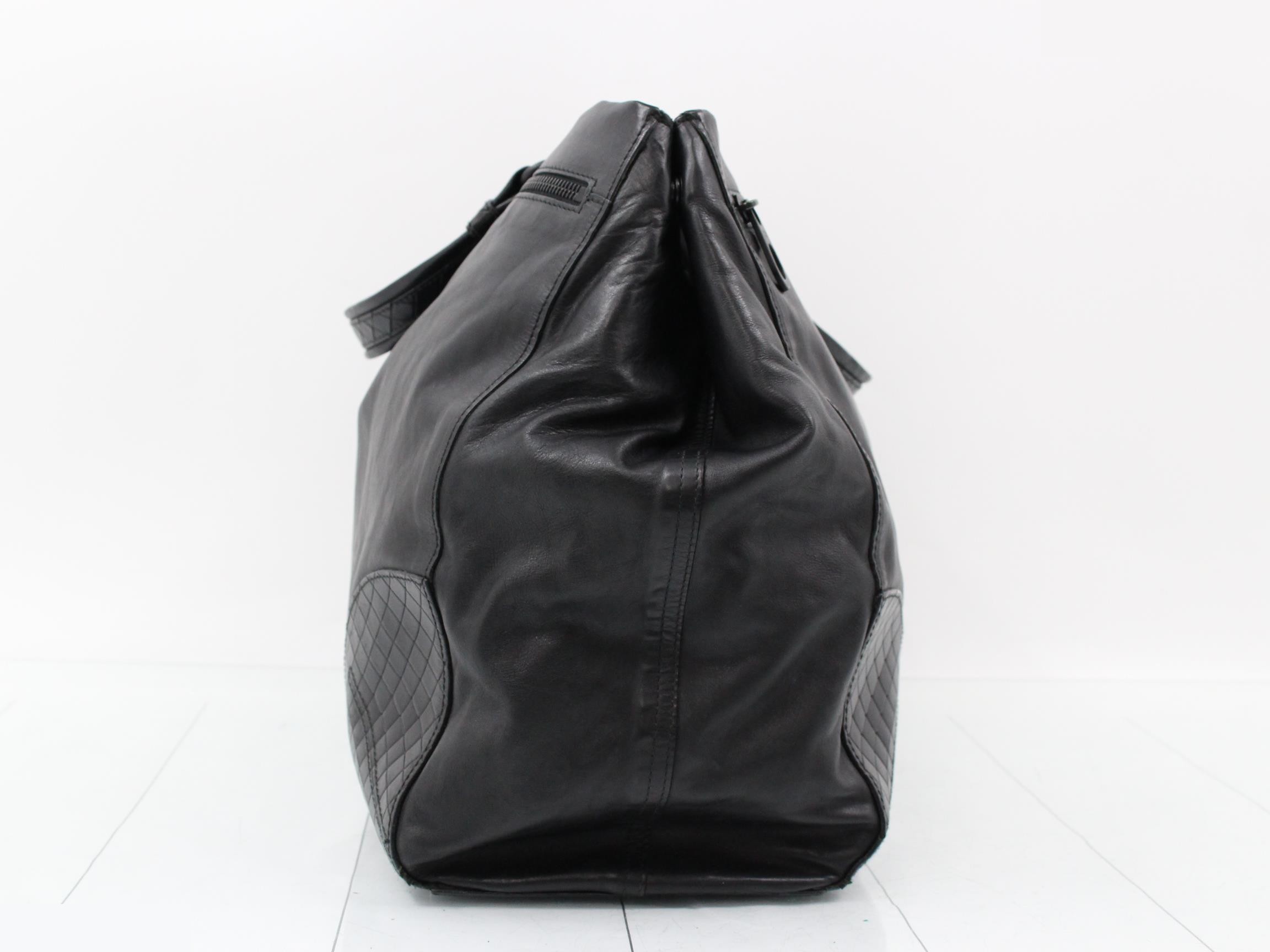 leather boston bag — view 3