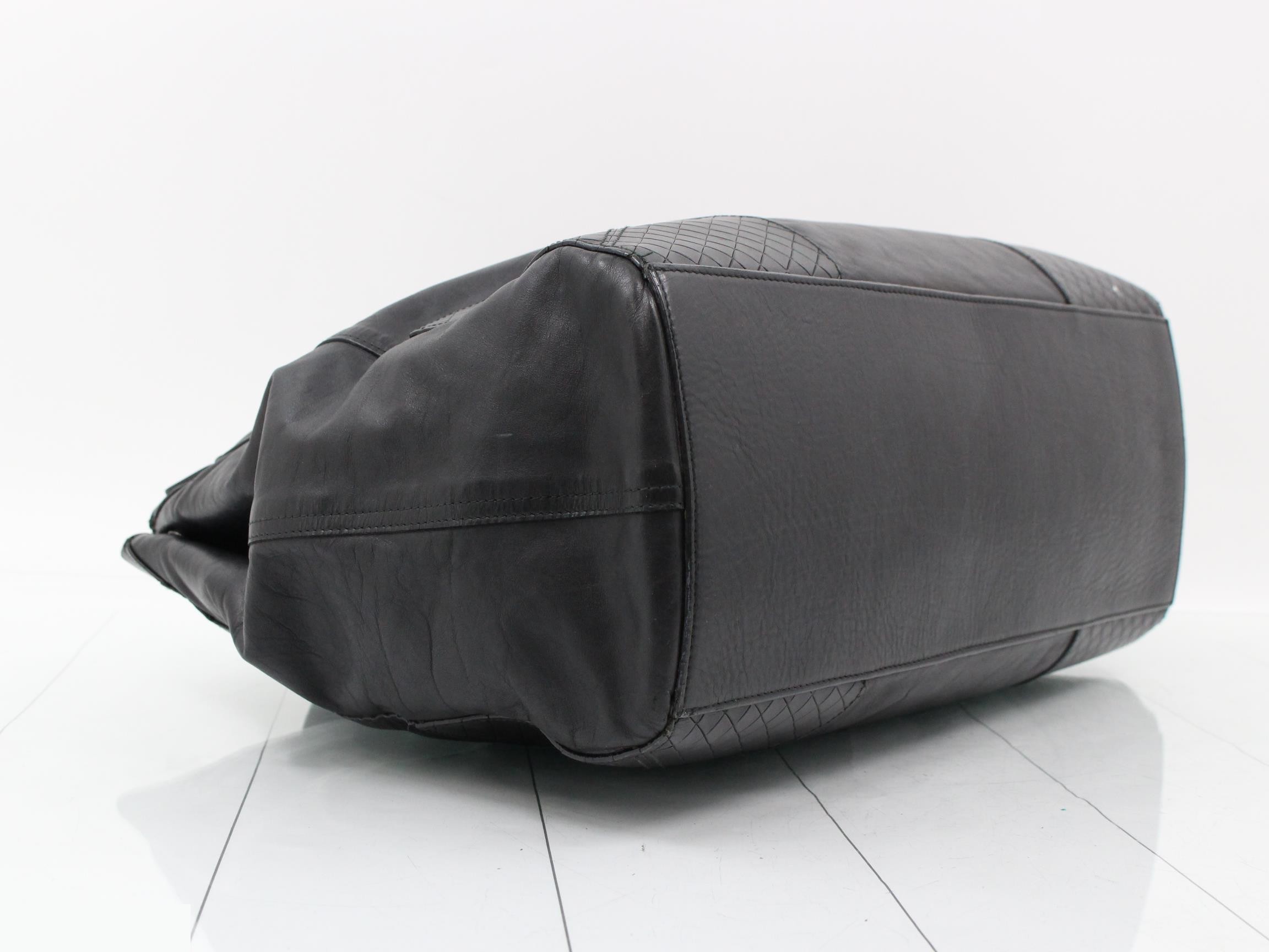 leather boston bag — view 5