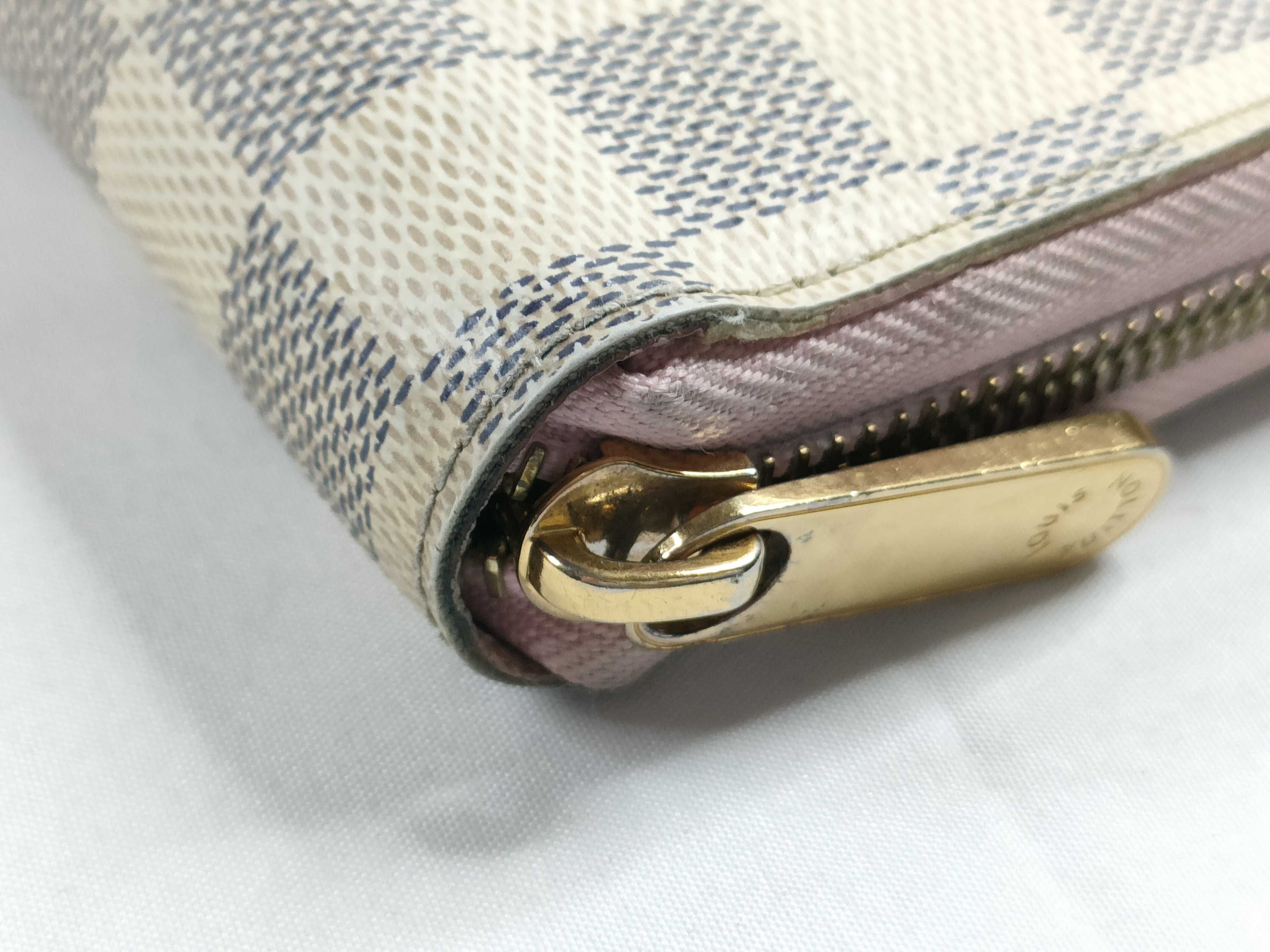 Damier Azur Zippy Wallet N63503/LU2280 (Includes box, dust bag, and wallet) — view 3