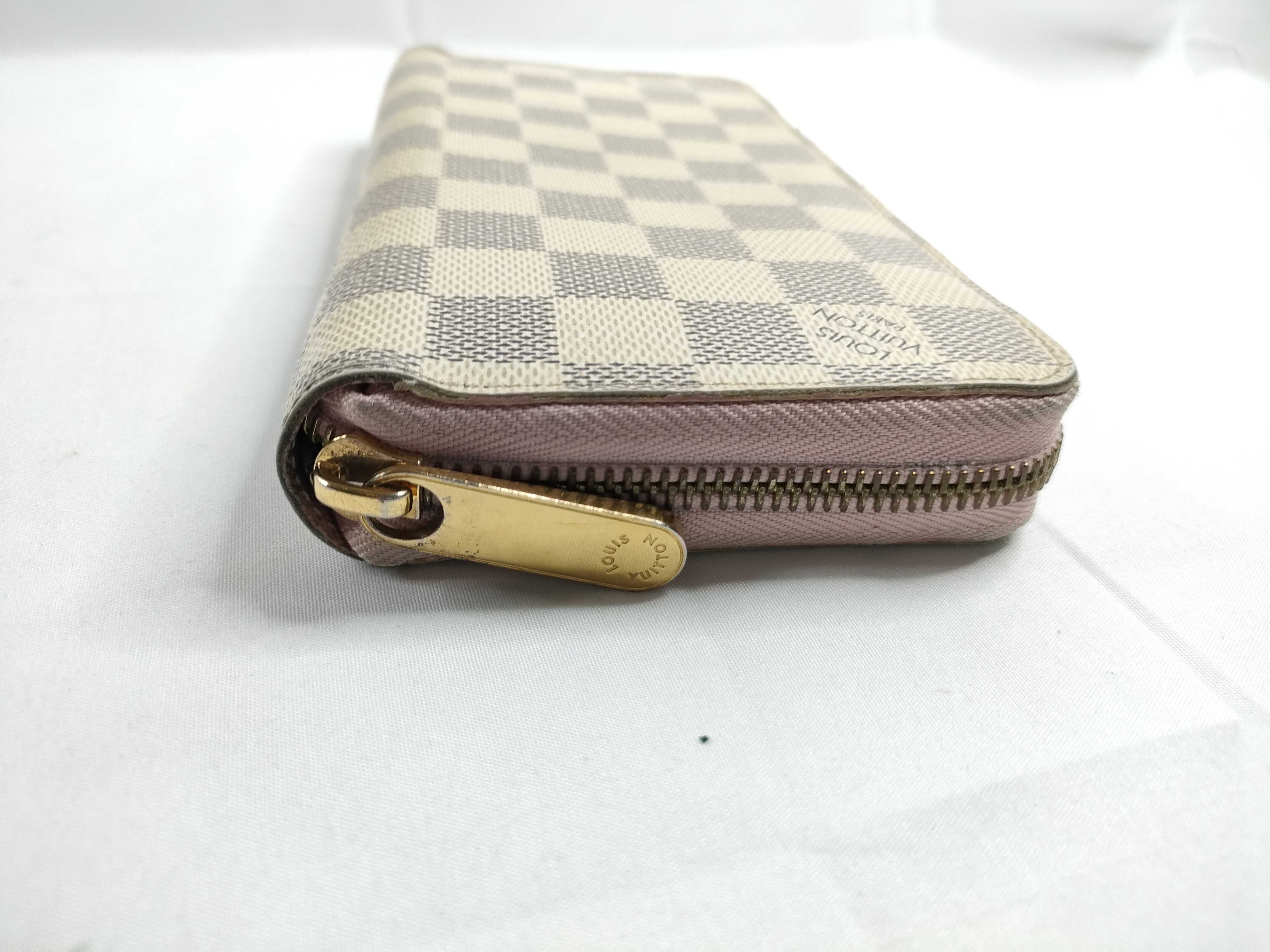 Damier Azur Zippy Wallet N63503/LU2280 (Includes box, dust bag, and wallet) — view 7