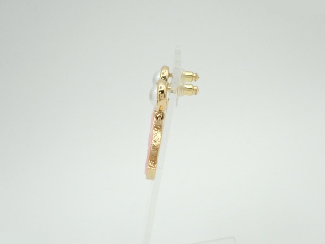 Earrings, Coco Mark/Pearl, 17g — view 3