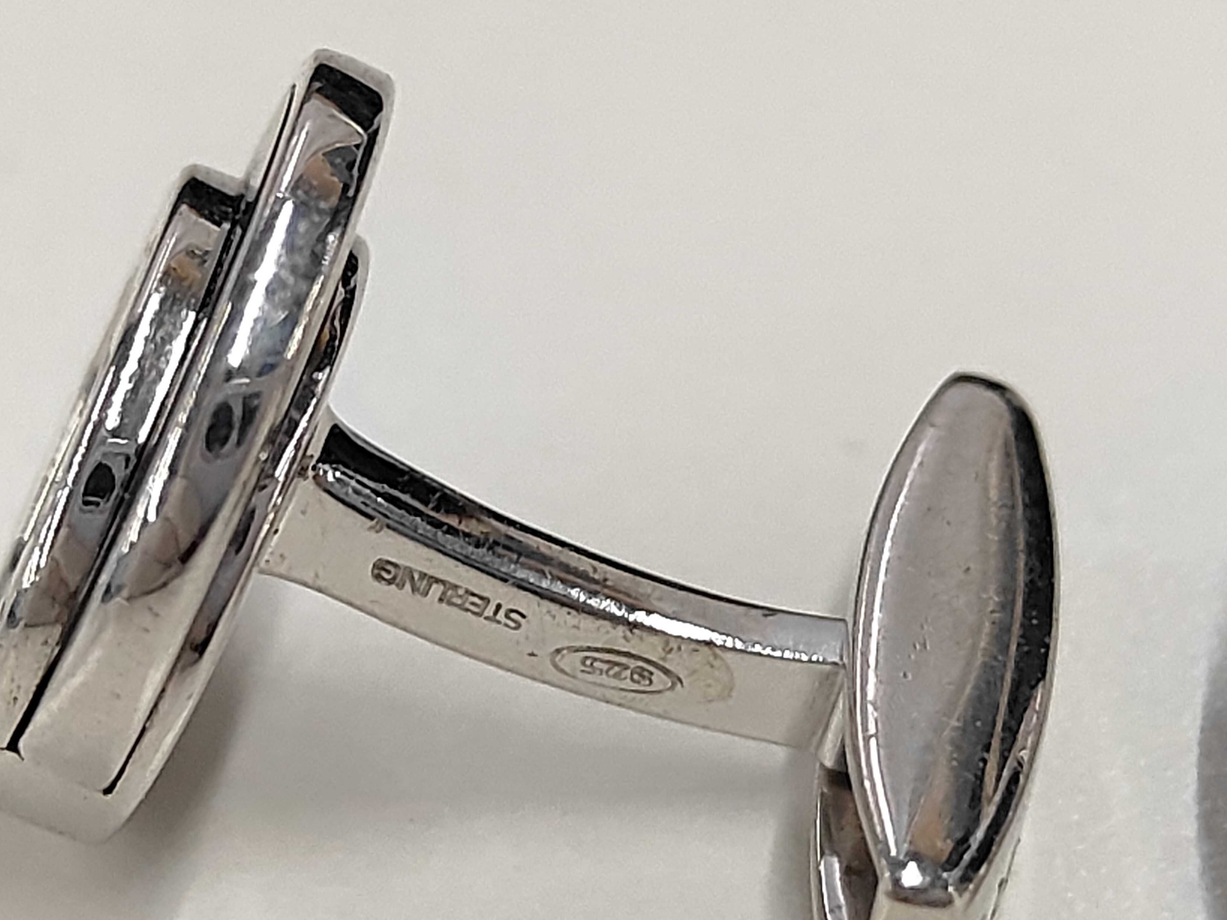 Bulgari Onyx Cufflinks Tie Clip & Cufflinks — view 3
