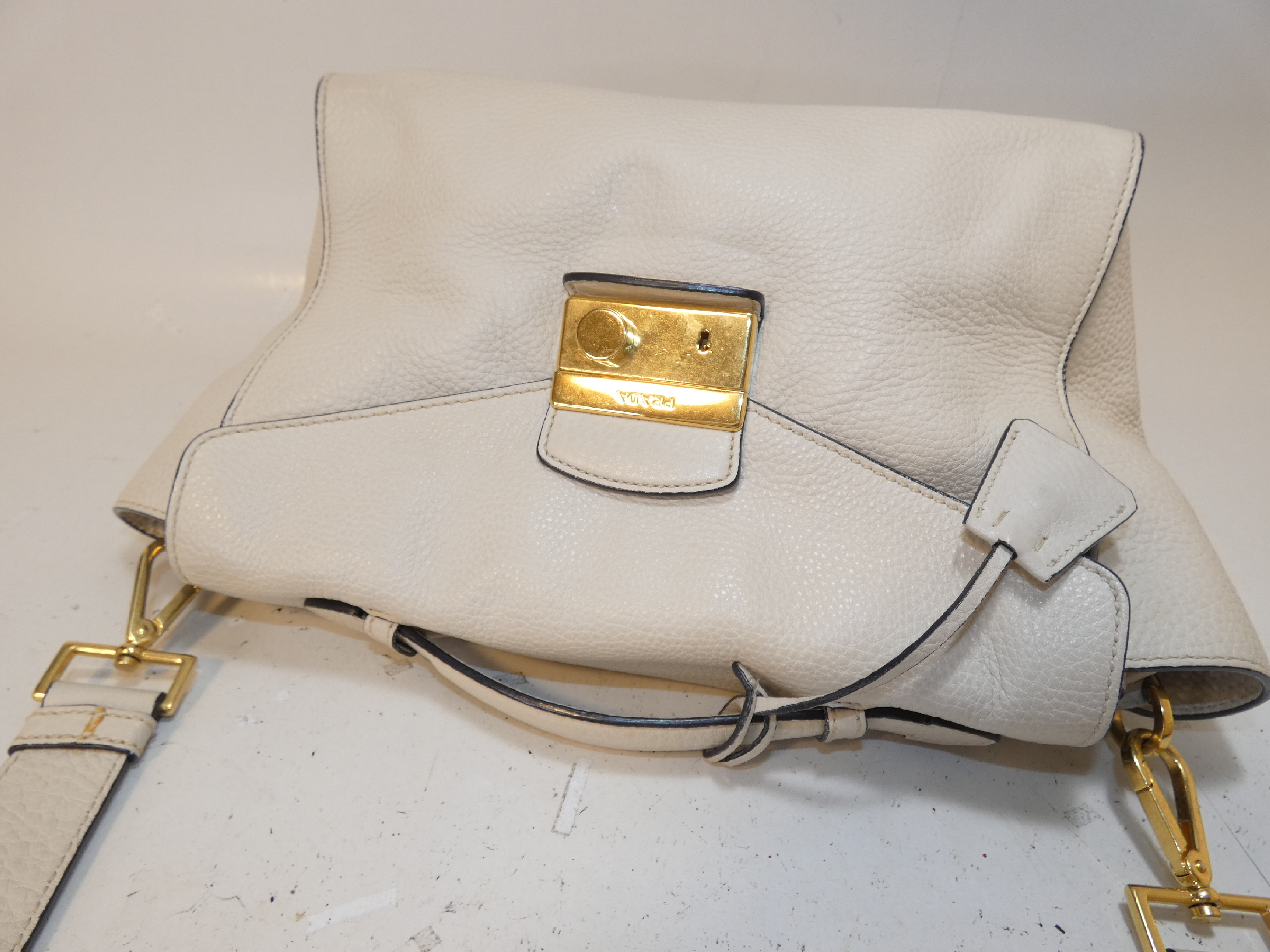 2-way Vitello Rock Leather Shoulder Bag — view 3