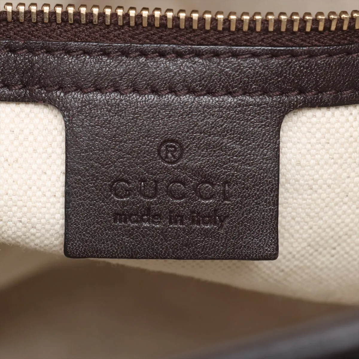 Guccisima Leather 2WAY Handbag Brown 353120 — view 12