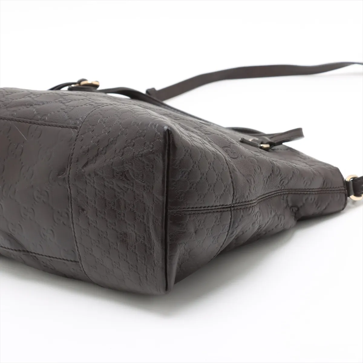 Guccisima Leather 2WAY Handbag Brown 353120 — view 3