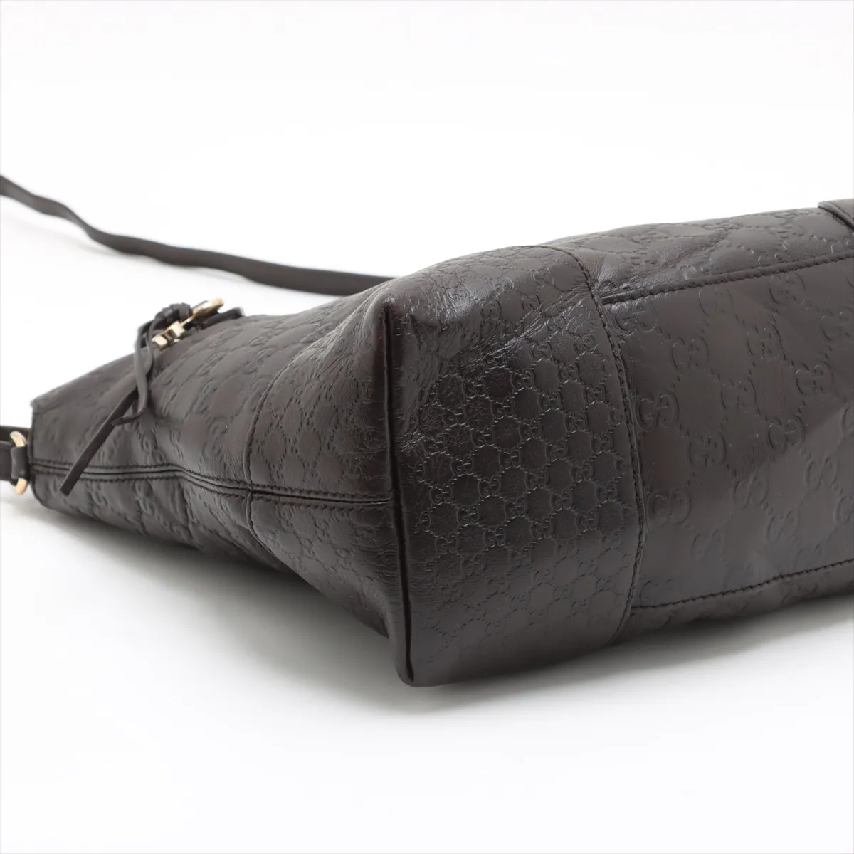 Guccisima Leather 2WAY Handbag Brown 353120 — view 4