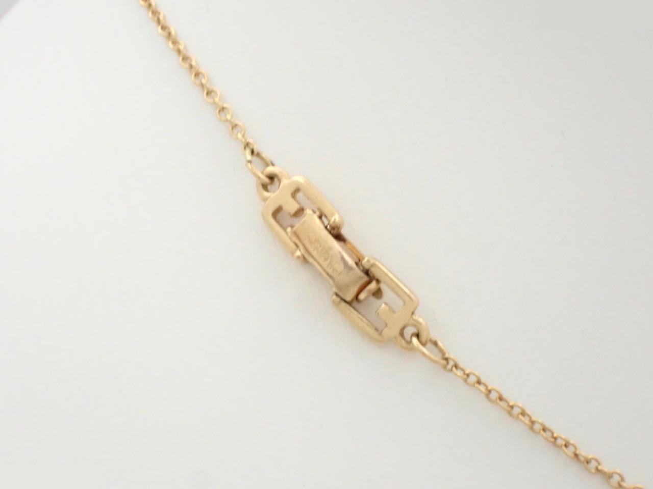 Gold necklace, chain approximately 42cm — view 2