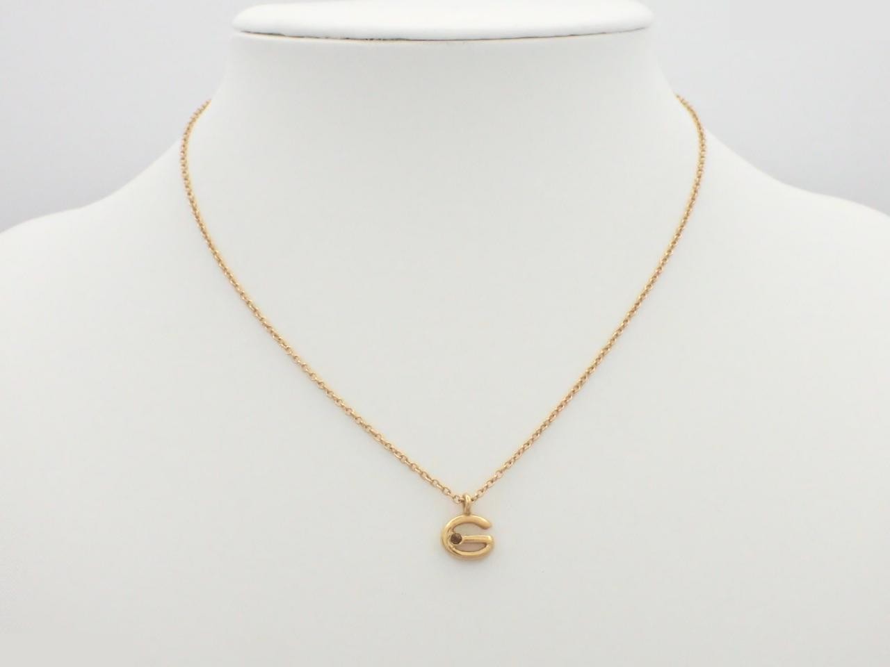 Gold necklace, chain approximately 42cm — view 3