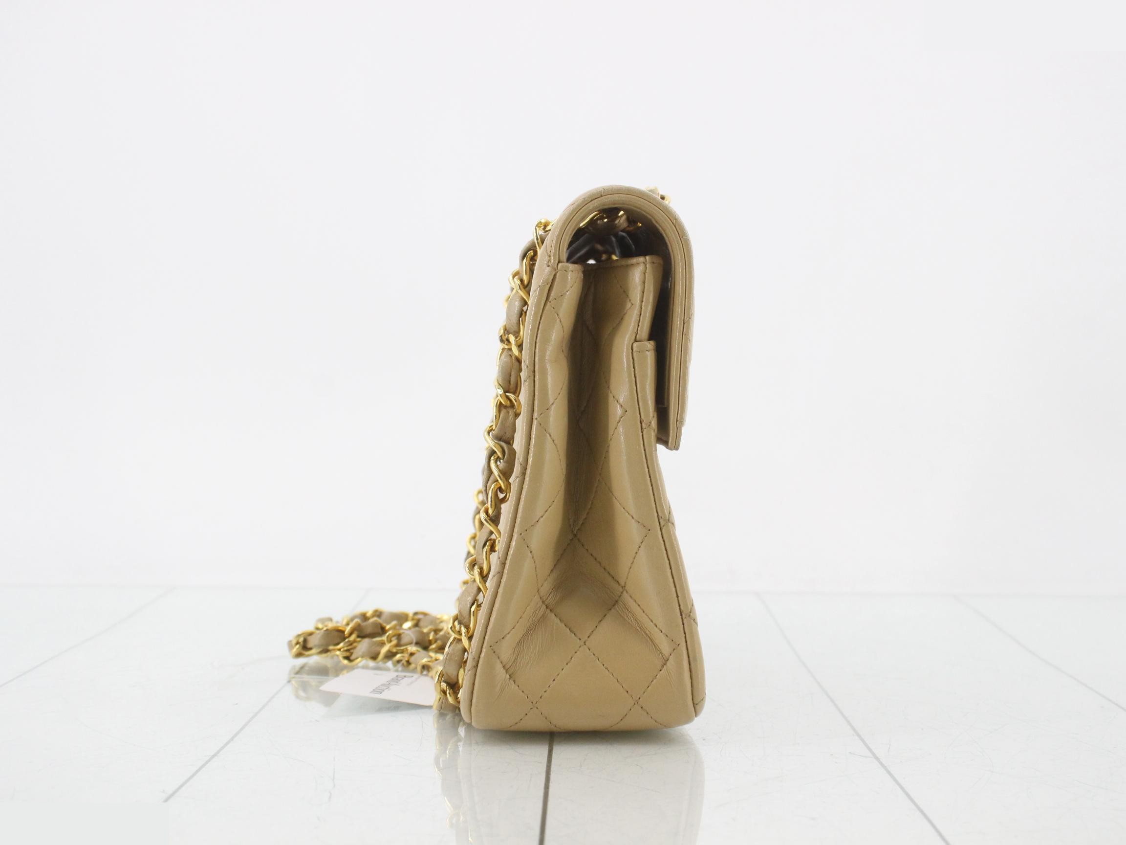 Paris Limited Edition Lambskin Chain Shoulder Bag with Sticker Card — view 4