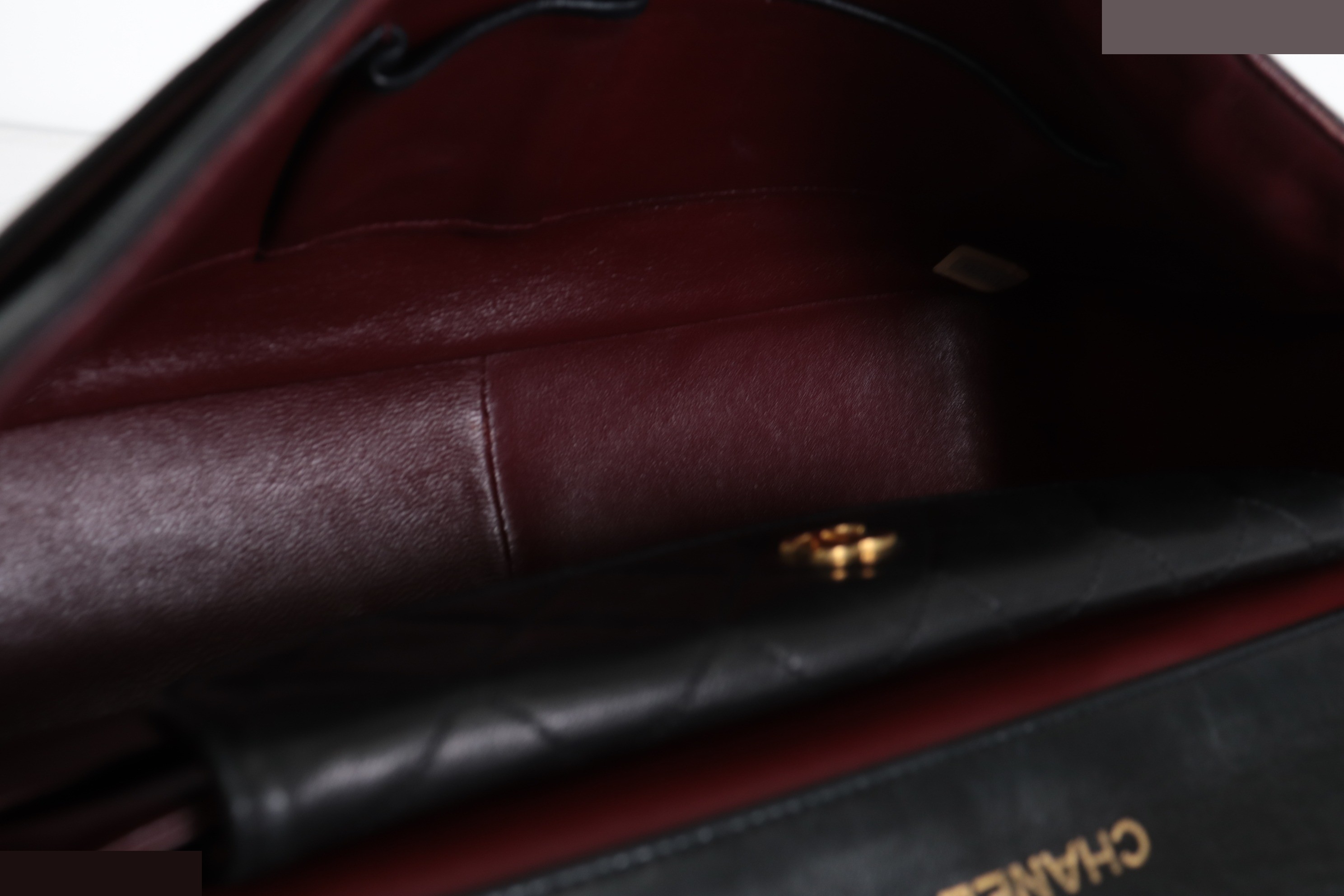 Matelassé Lambskin Chain Shoulder Bag with Pouch, Unit 1 — view 9