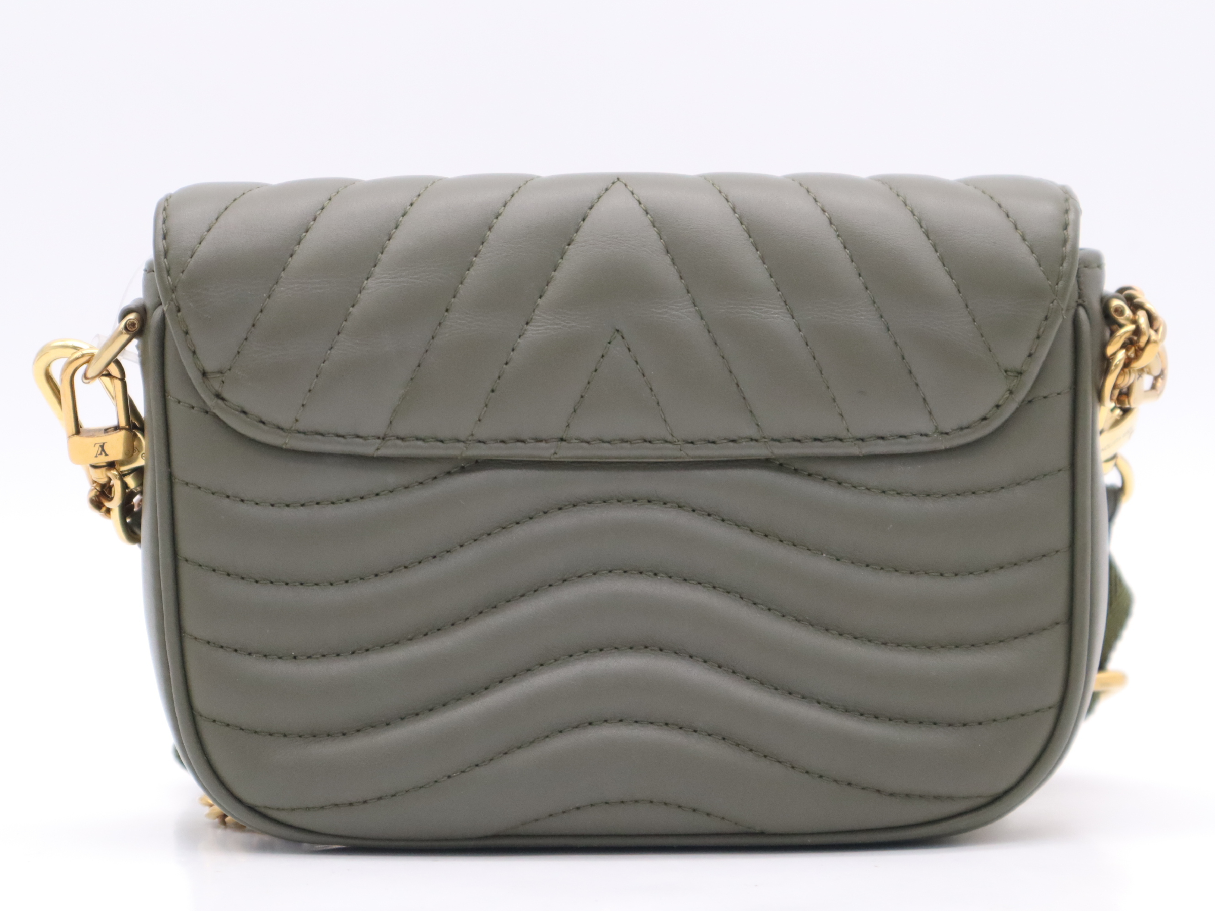 M22706 Leather Multi Pochette New Wave Shoulder Bag with Pouch and Shoulder Strap — view 2
