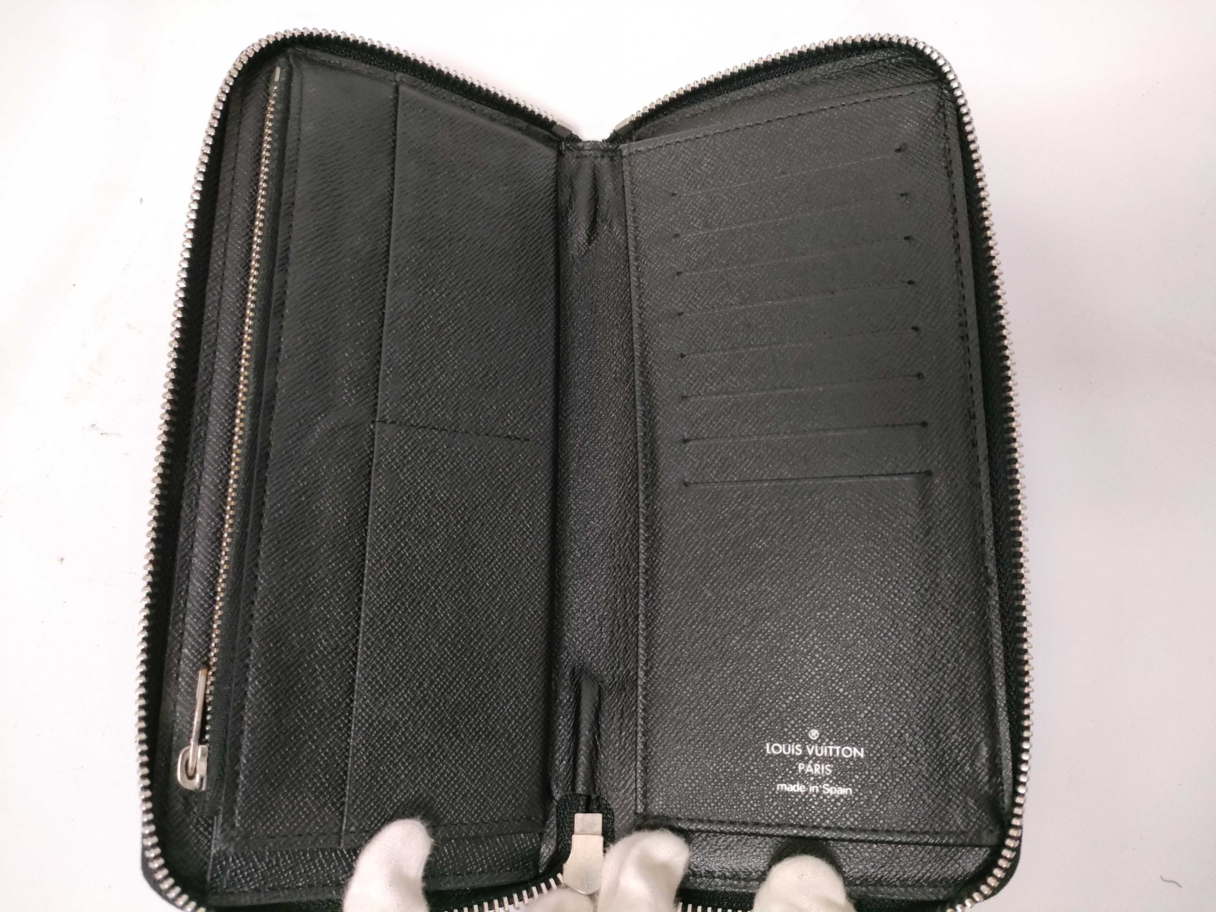 Damier Graphite Zippy Wallet Vertical N63095 Wallet — view 9