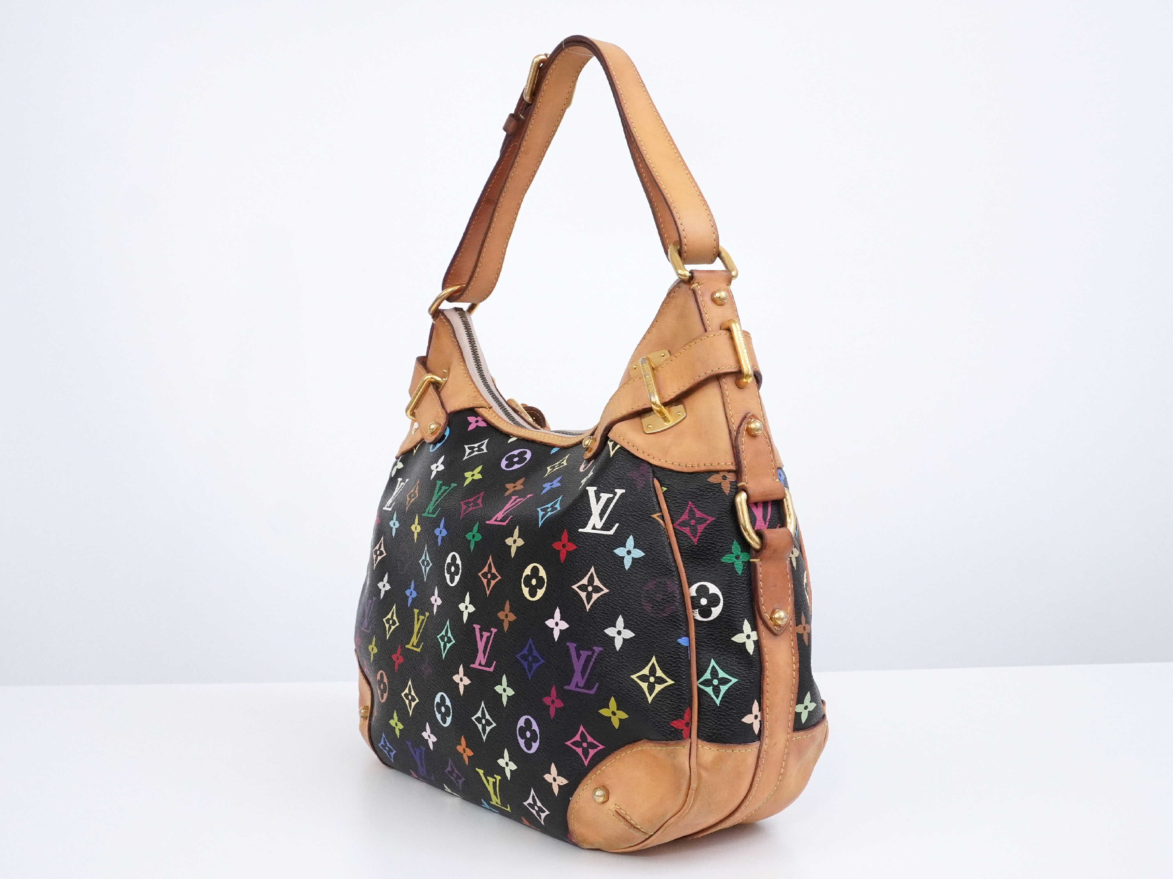 Monogram Multicolor Greta M40196 Noir Shoulder Bag — view 8