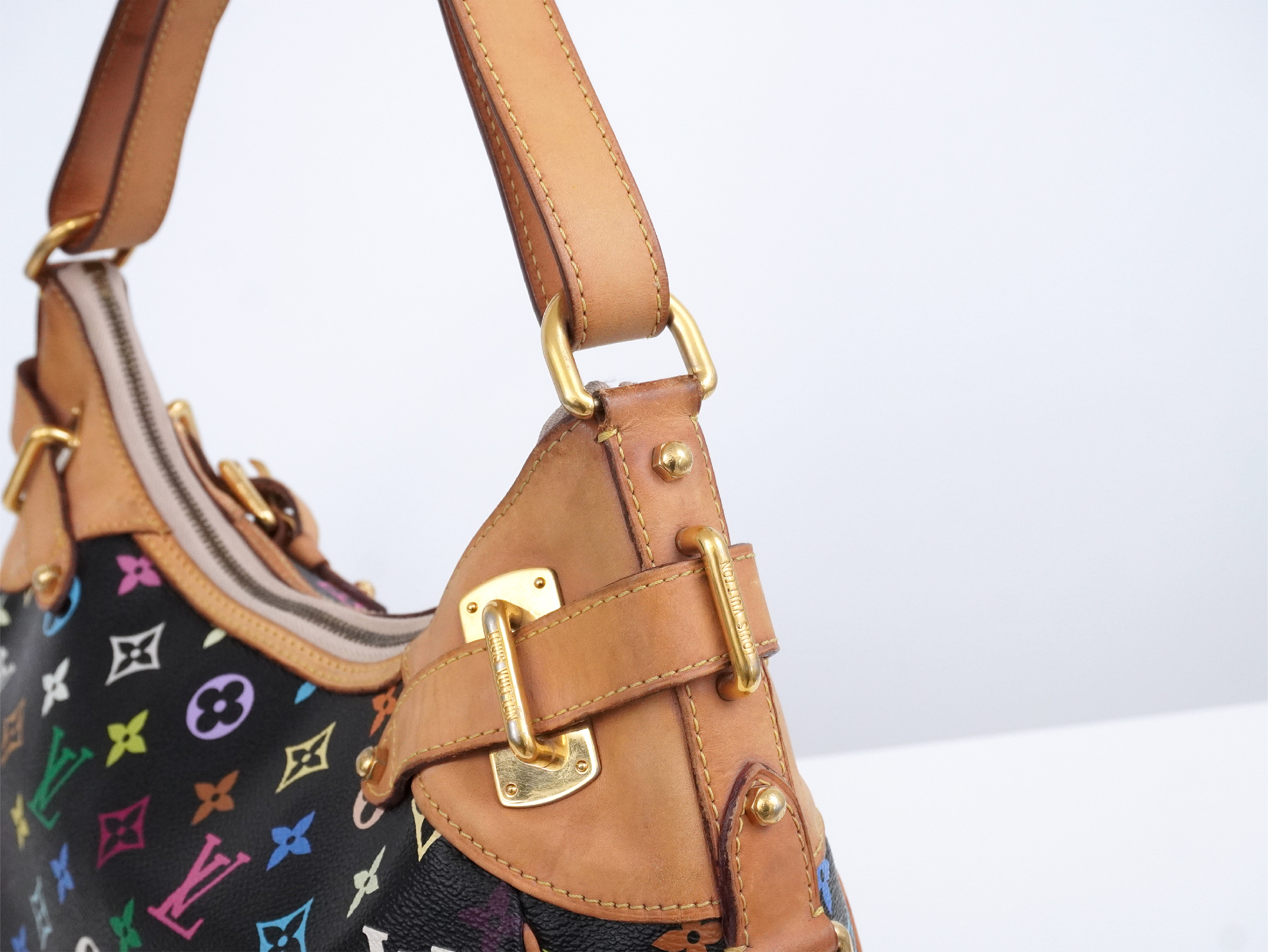 Monogram Multicolor Greta M40196 Noir Shoulder Bag — view 10